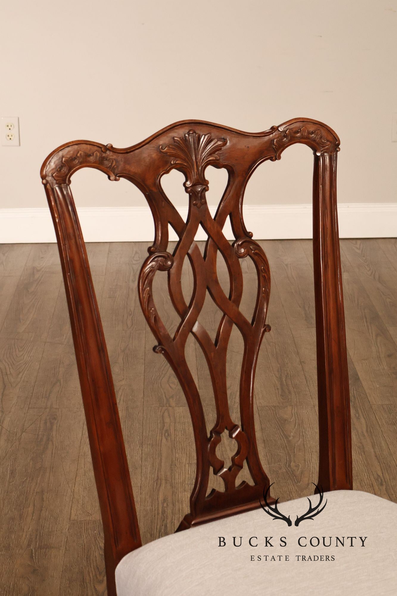 Chippendale Style Set of Six Mahogany Dining Chairs