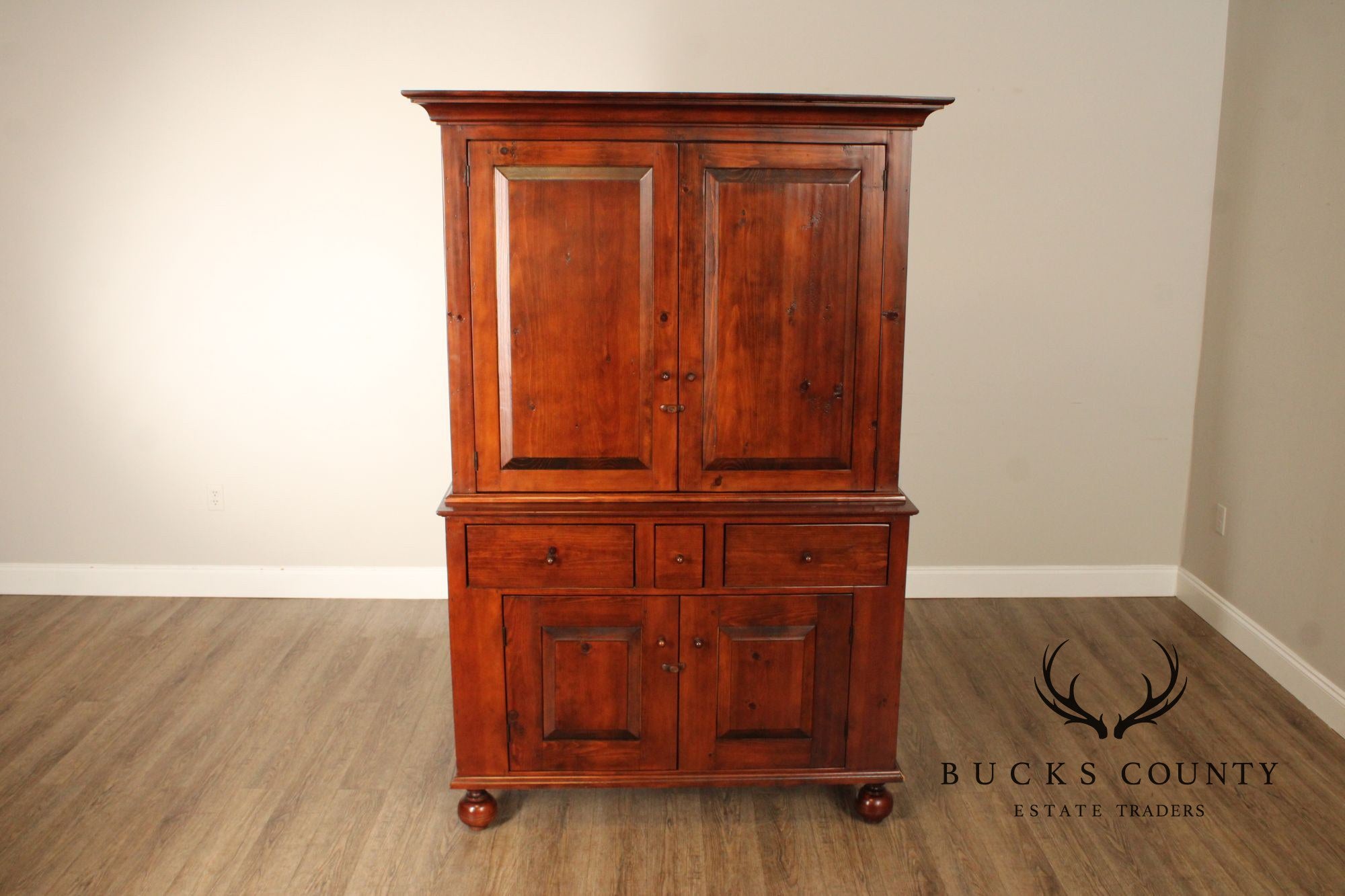 Stephen Von Hohen Pine Media Armoire