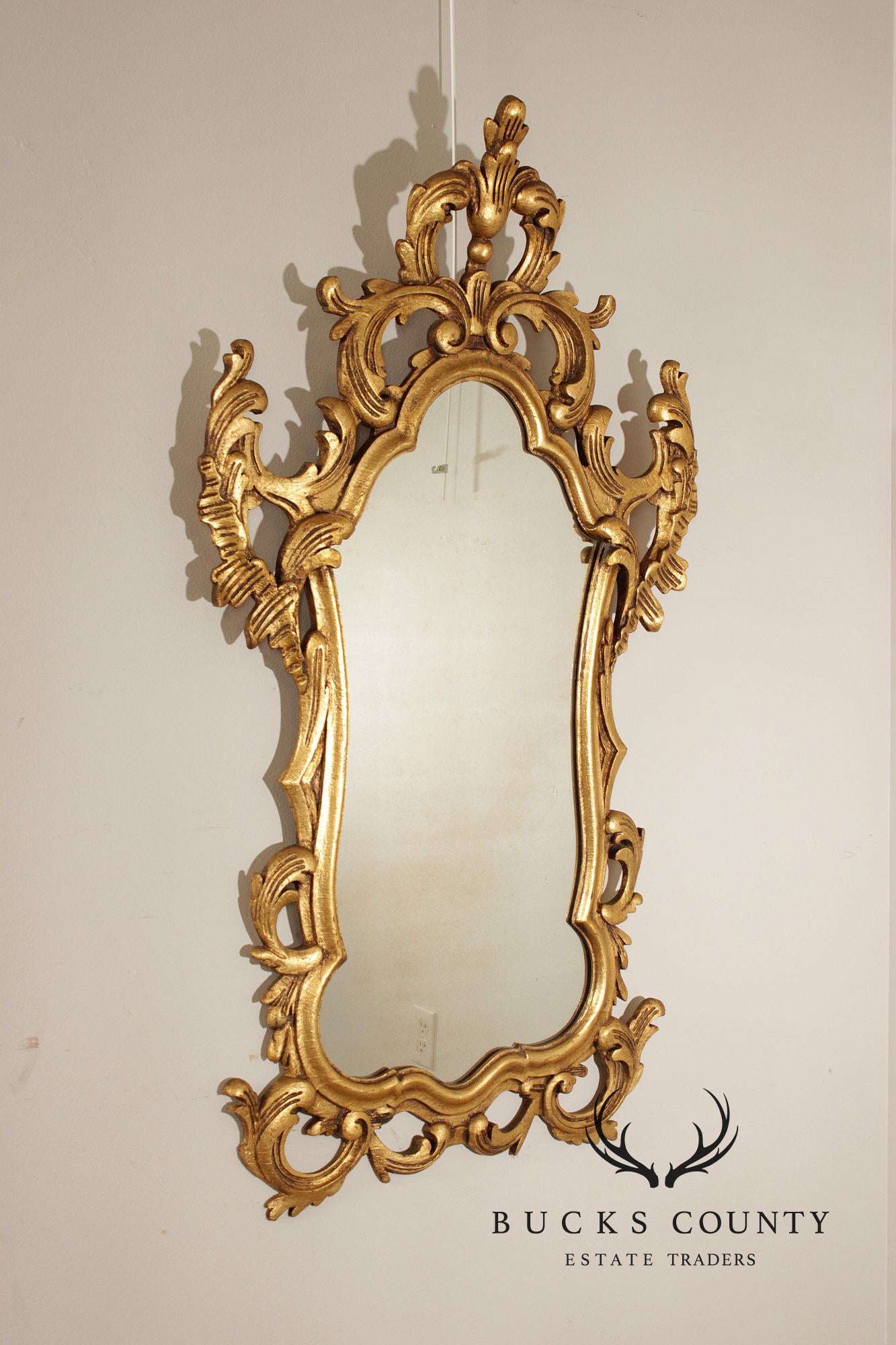 Francisco Hurtado Rococo Style Giltwood Wall Mirror