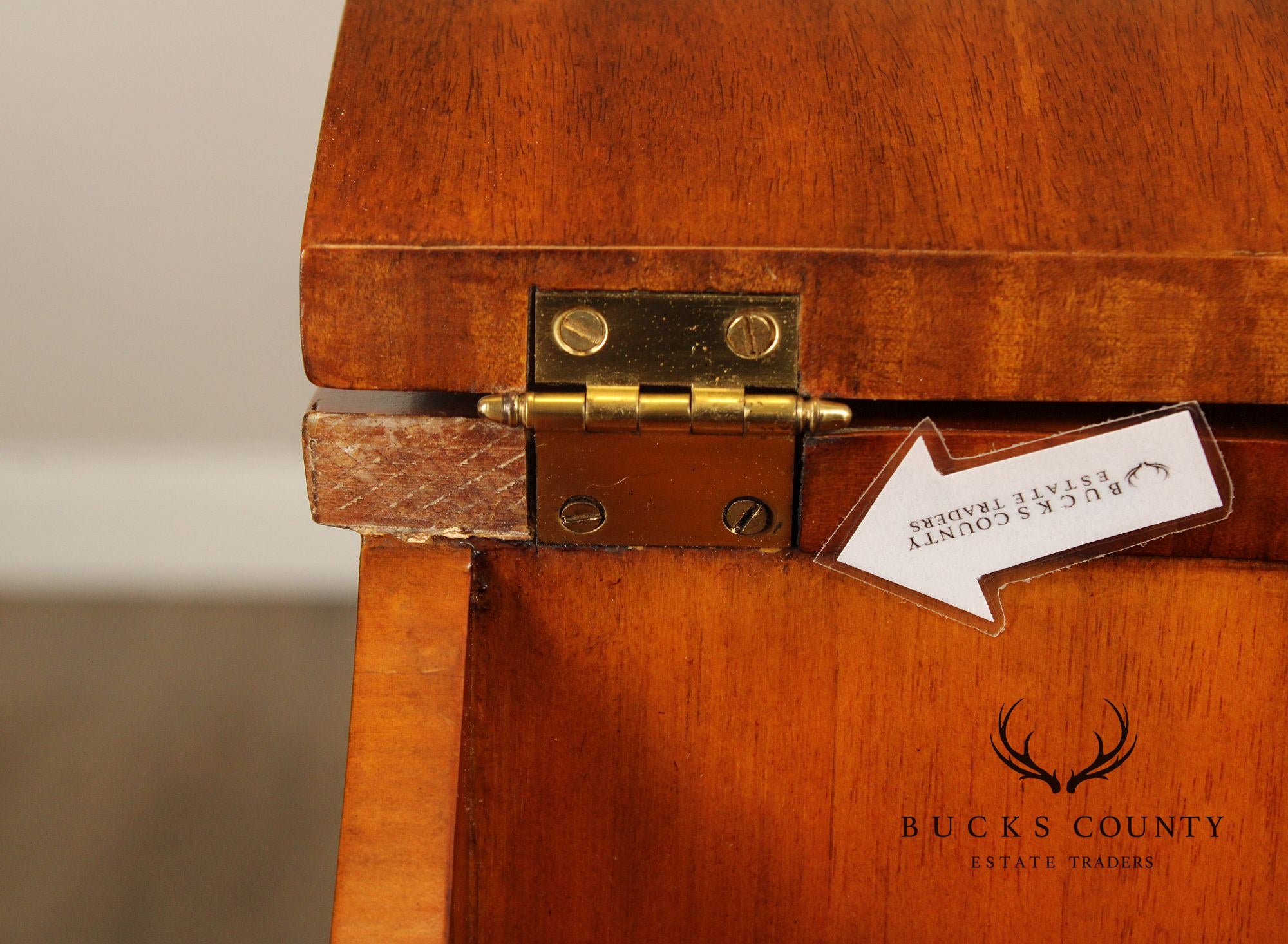 Maitland Smith Adams Style Satinwood Carlton House Writing Desk