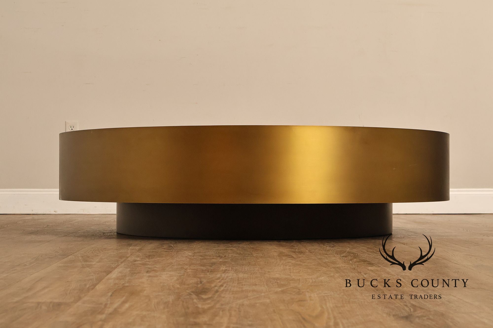 Restoration Hardware 'Moore' Glass Top Coffee Table