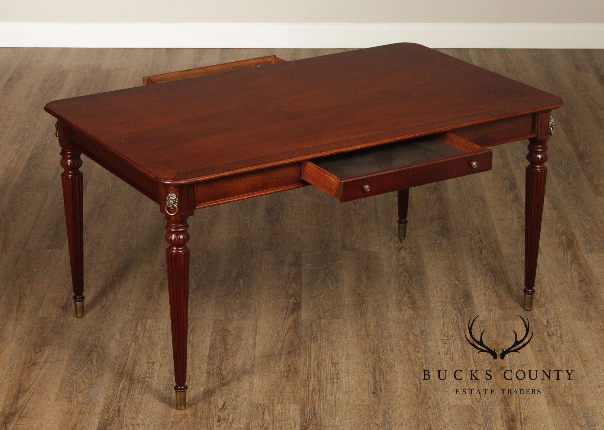 Lexington Palmer Home Collection Mahogany Neoclassical Writing Table Desk