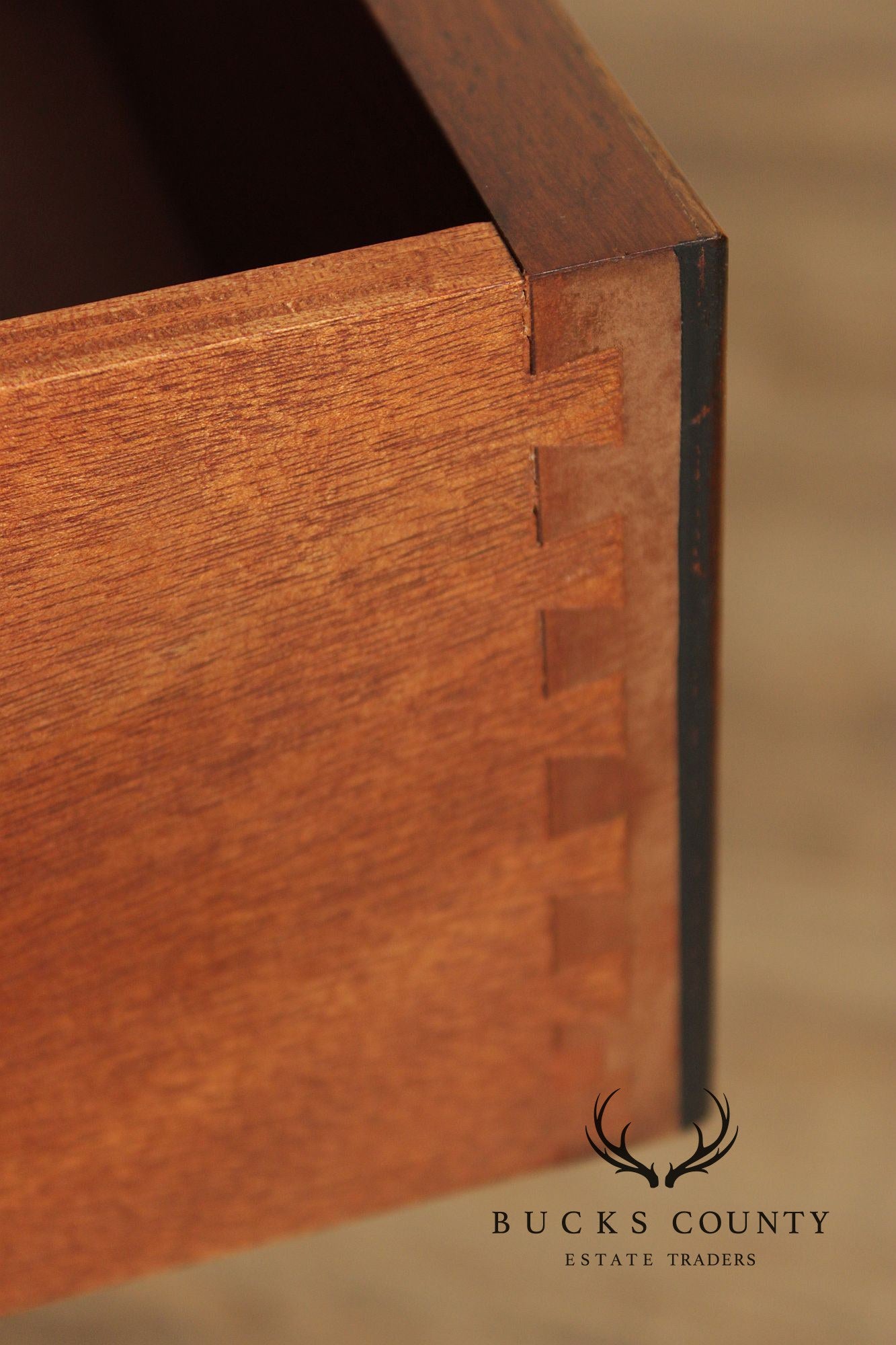 Trosby Furniture English Mahogany Armoire Cabinet