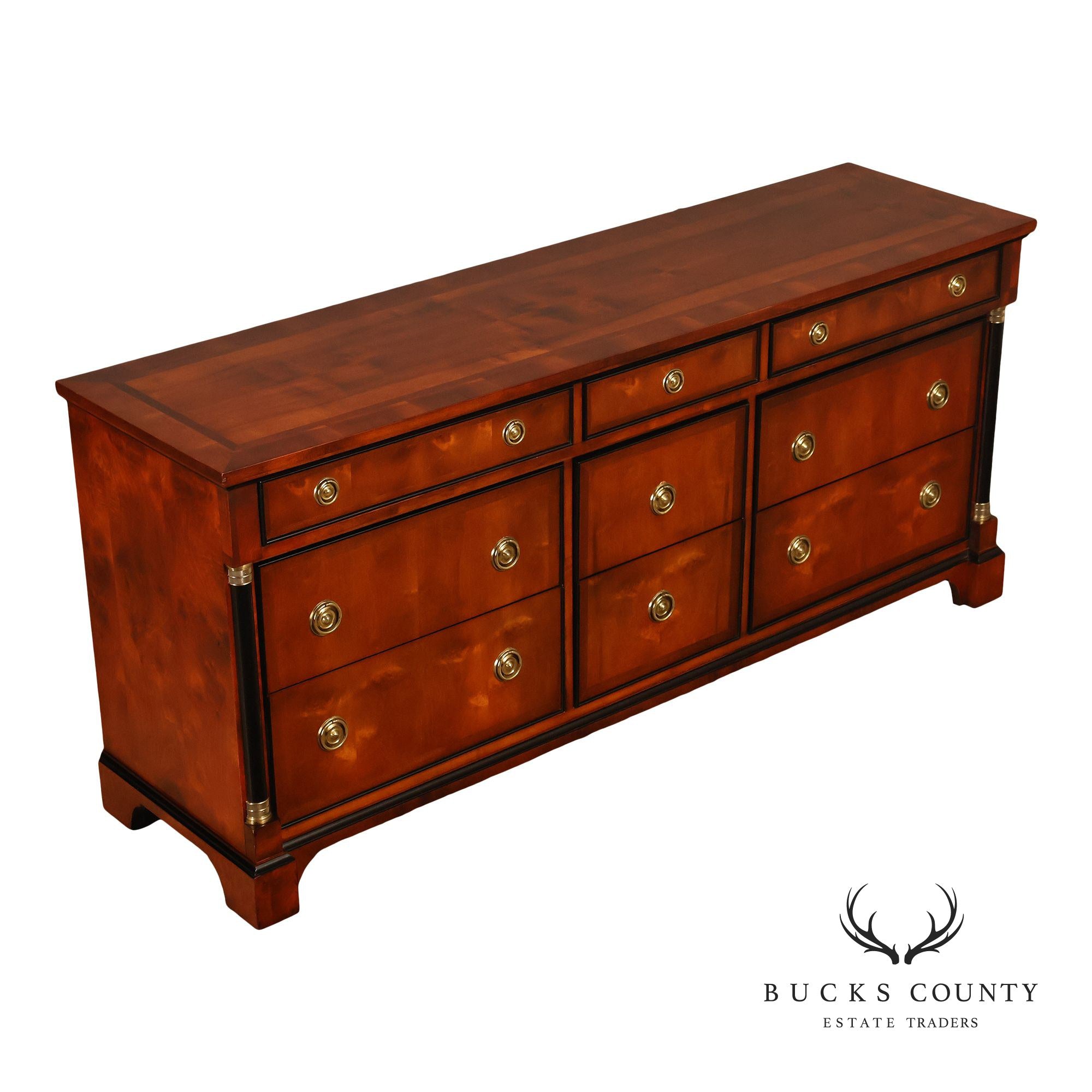 Century Furniture Biedermeier Style Triple Chest