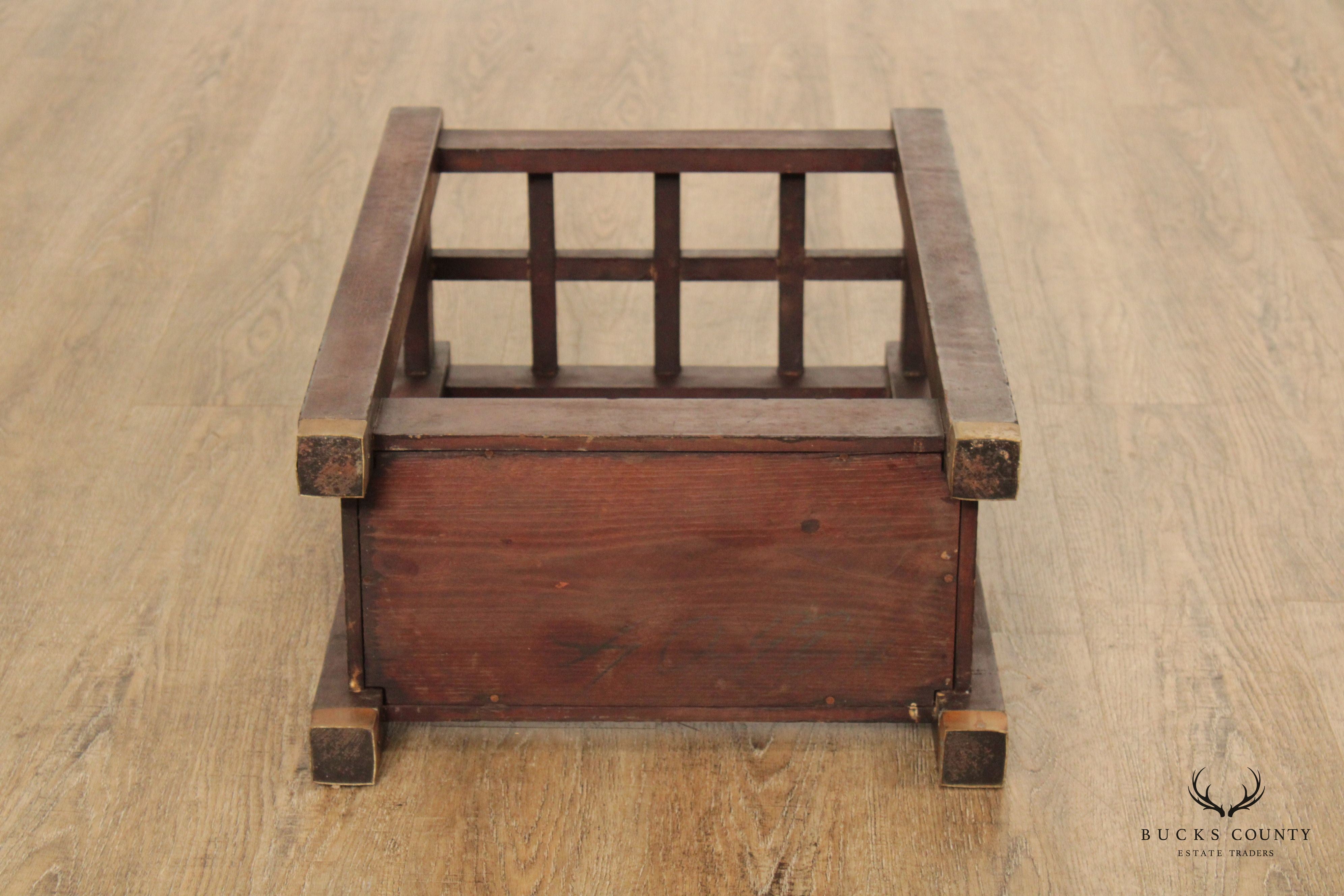 Antique Mission Style Umbrella Stand