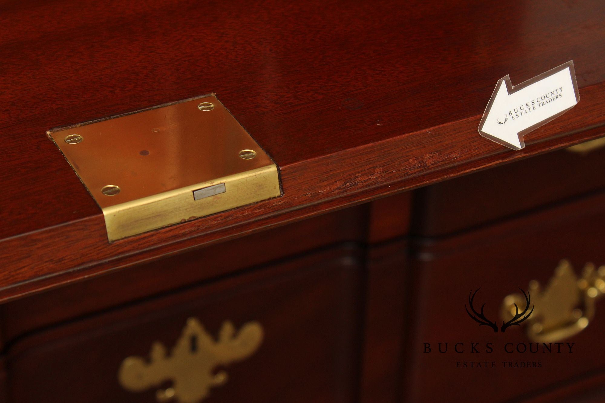 Kindel Winterthur Reproduction Mahogany Secretary Desk