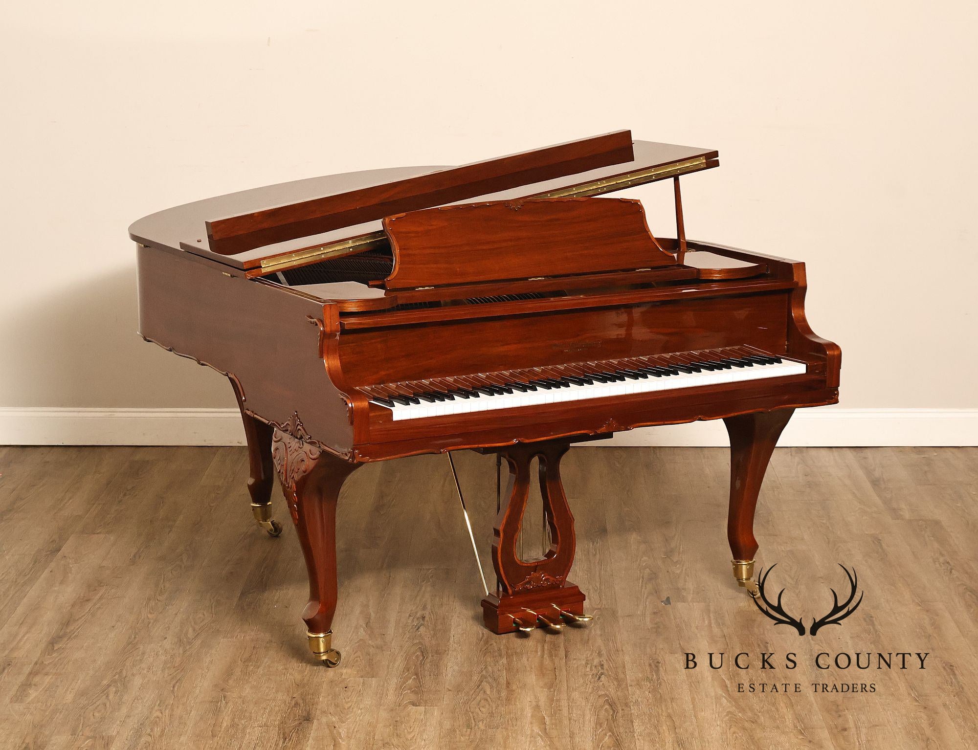 Otto Altenburg Rosewood Baby Grand Piano With Matching Duet Bench