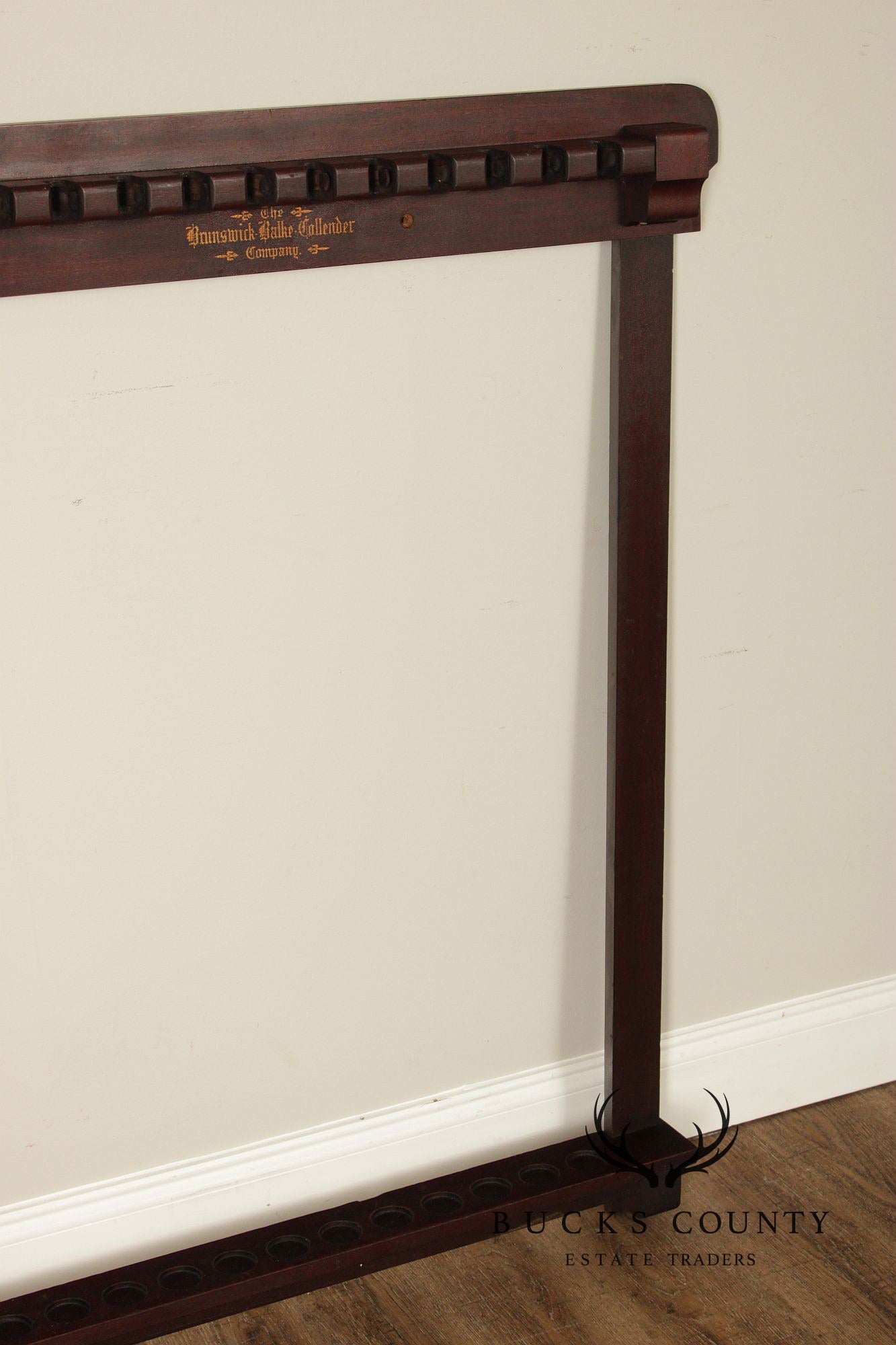 Antique Brunswick Balke Collender Company Billiards Cue Rack