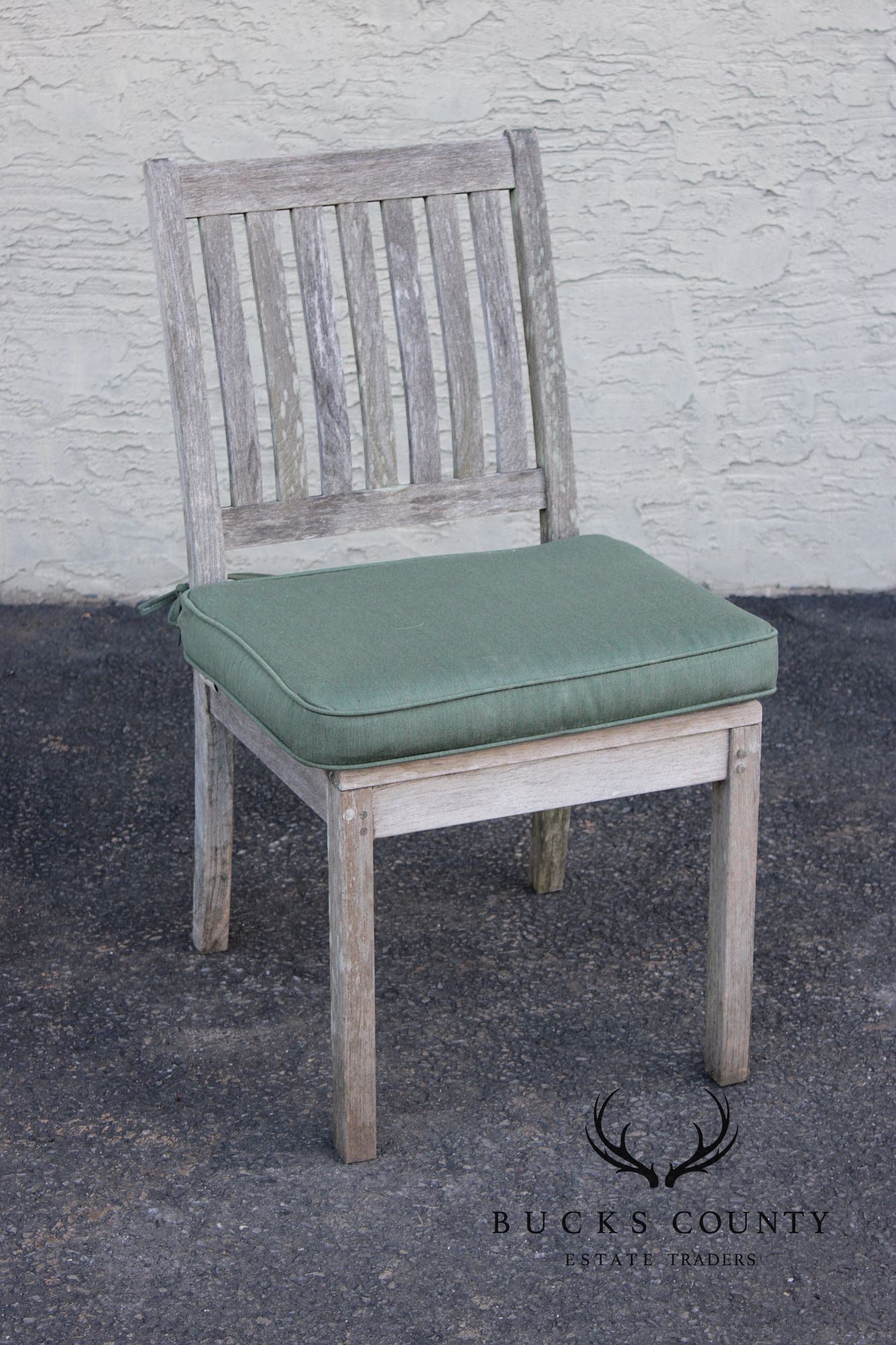 Gloster Teak Outdoor Dining Table With Six Chairs
