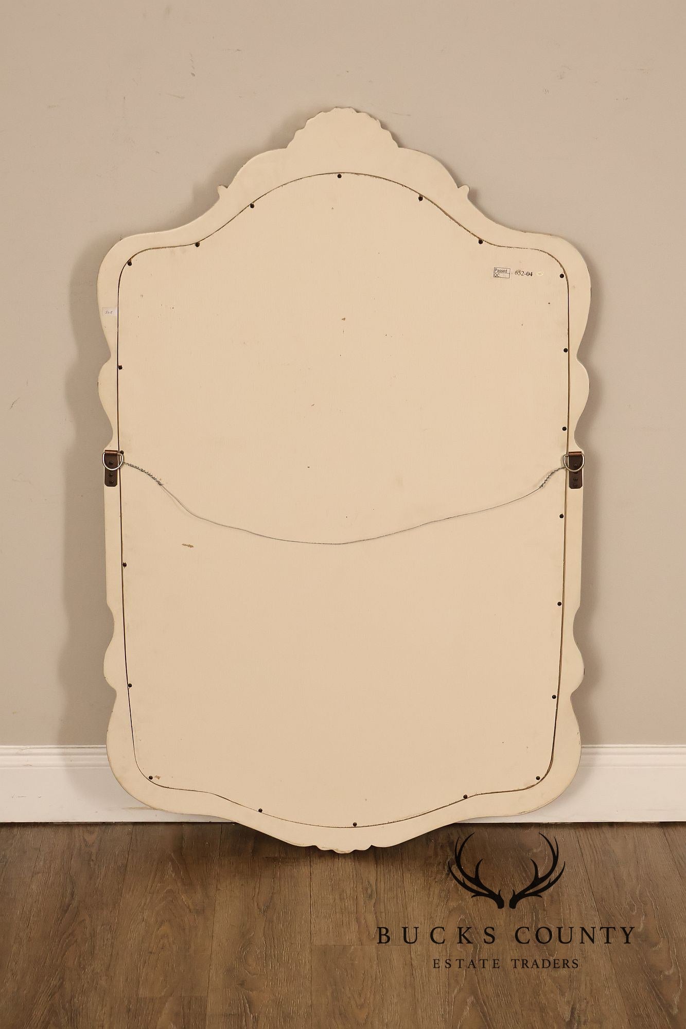 French Provincial Style Paint Decorated Wall Mirror