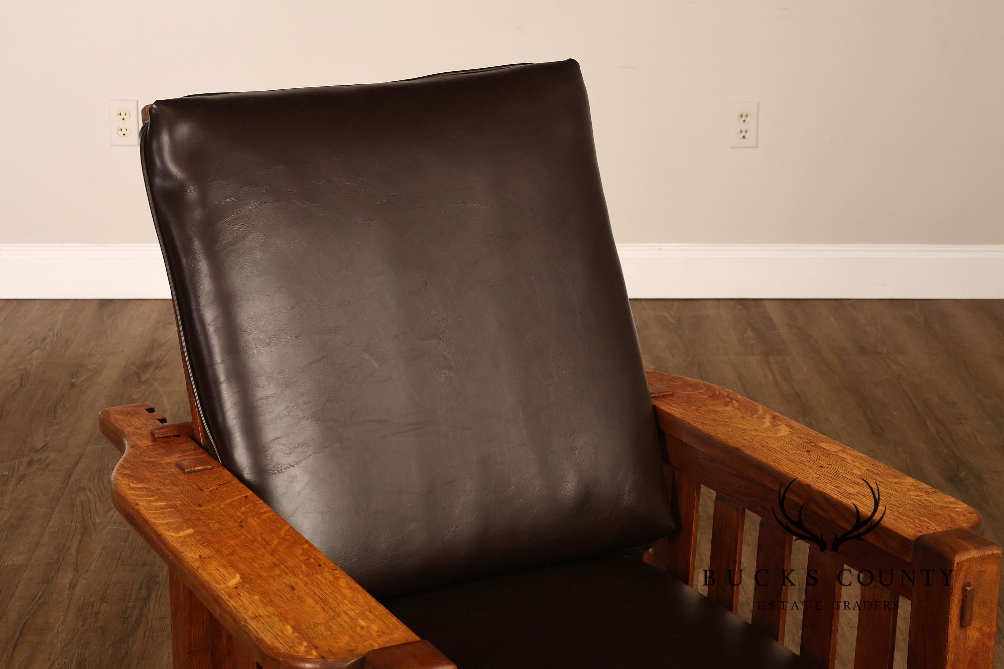 Antique Harden Arts & Crafts Oak Morris Chair