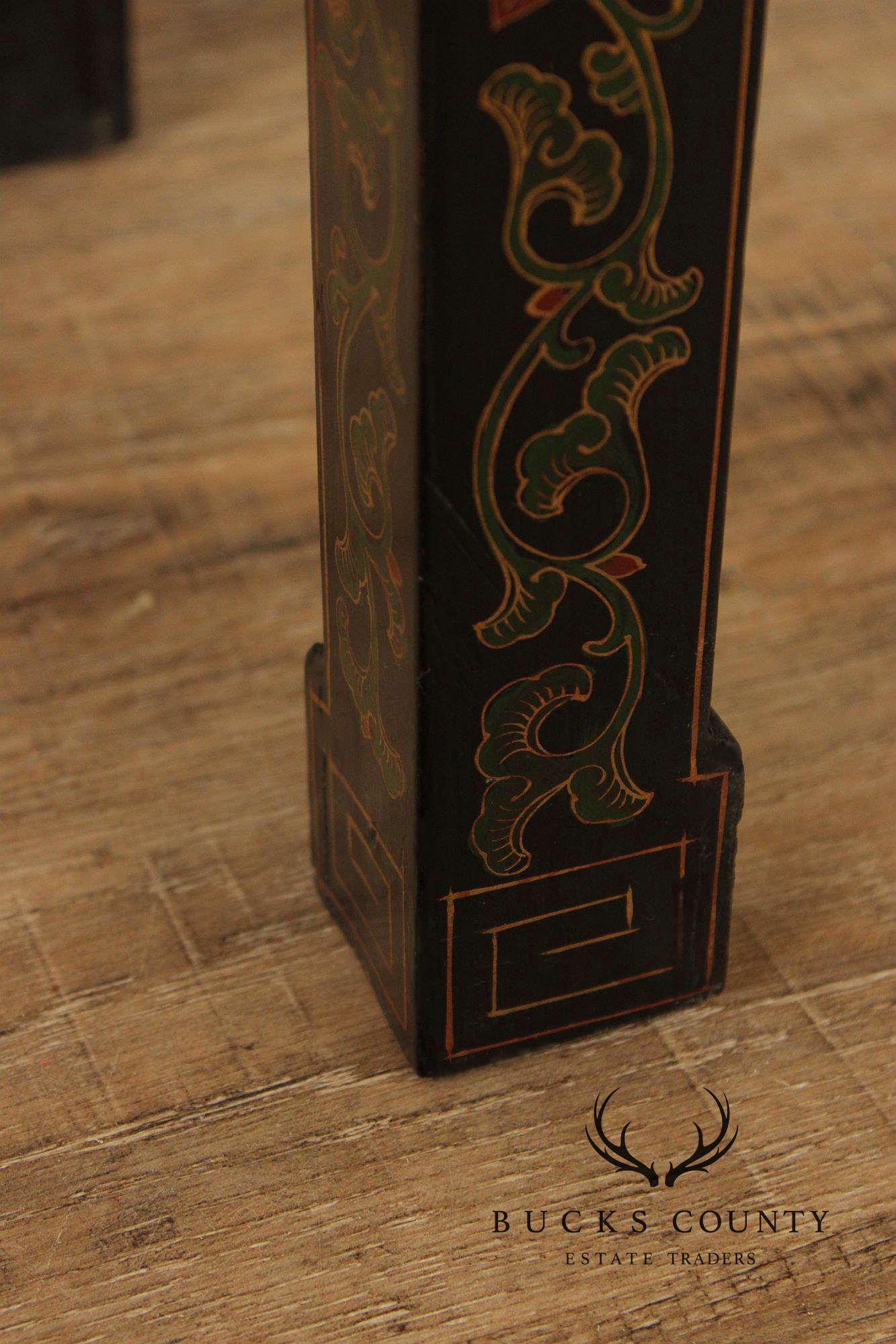 Vintage Asian Lacquered Coffee or Side Table