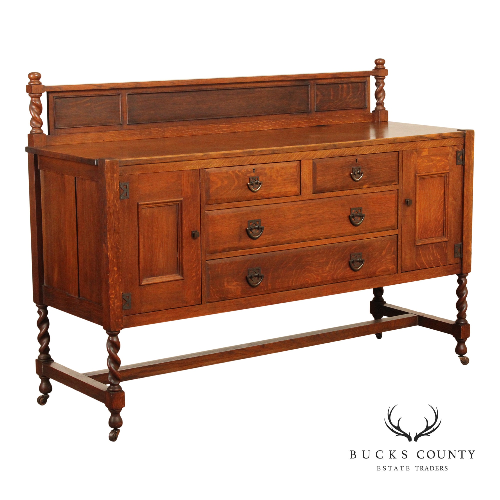 Stickley Brothers Antique Oak Sideboard