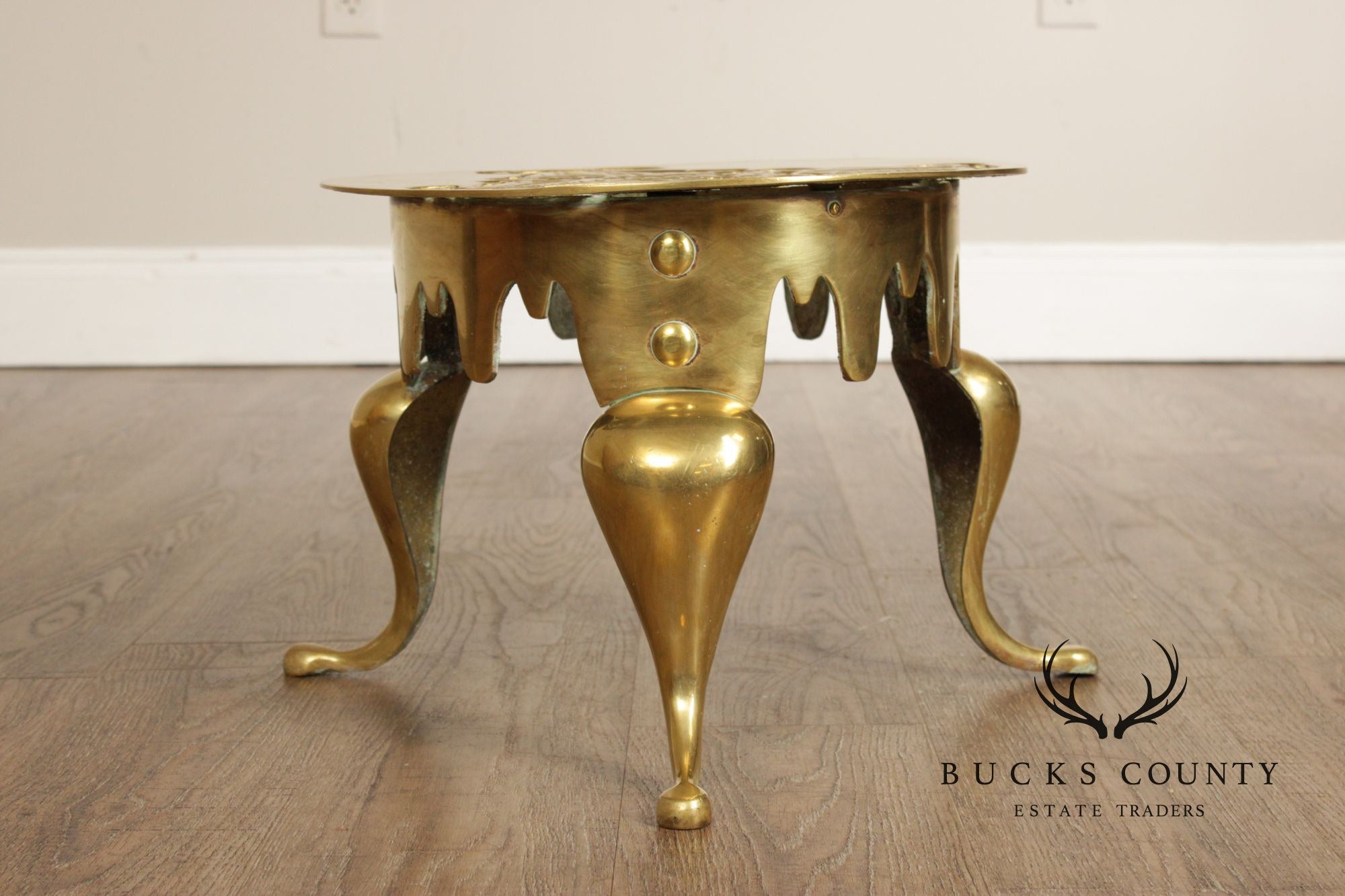 Vintage Brass Kettle Stand