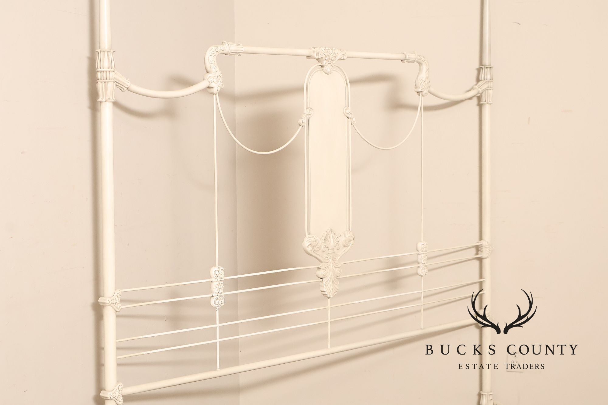 Frontgate Jardin Collection King Size Metal Canopy Bed