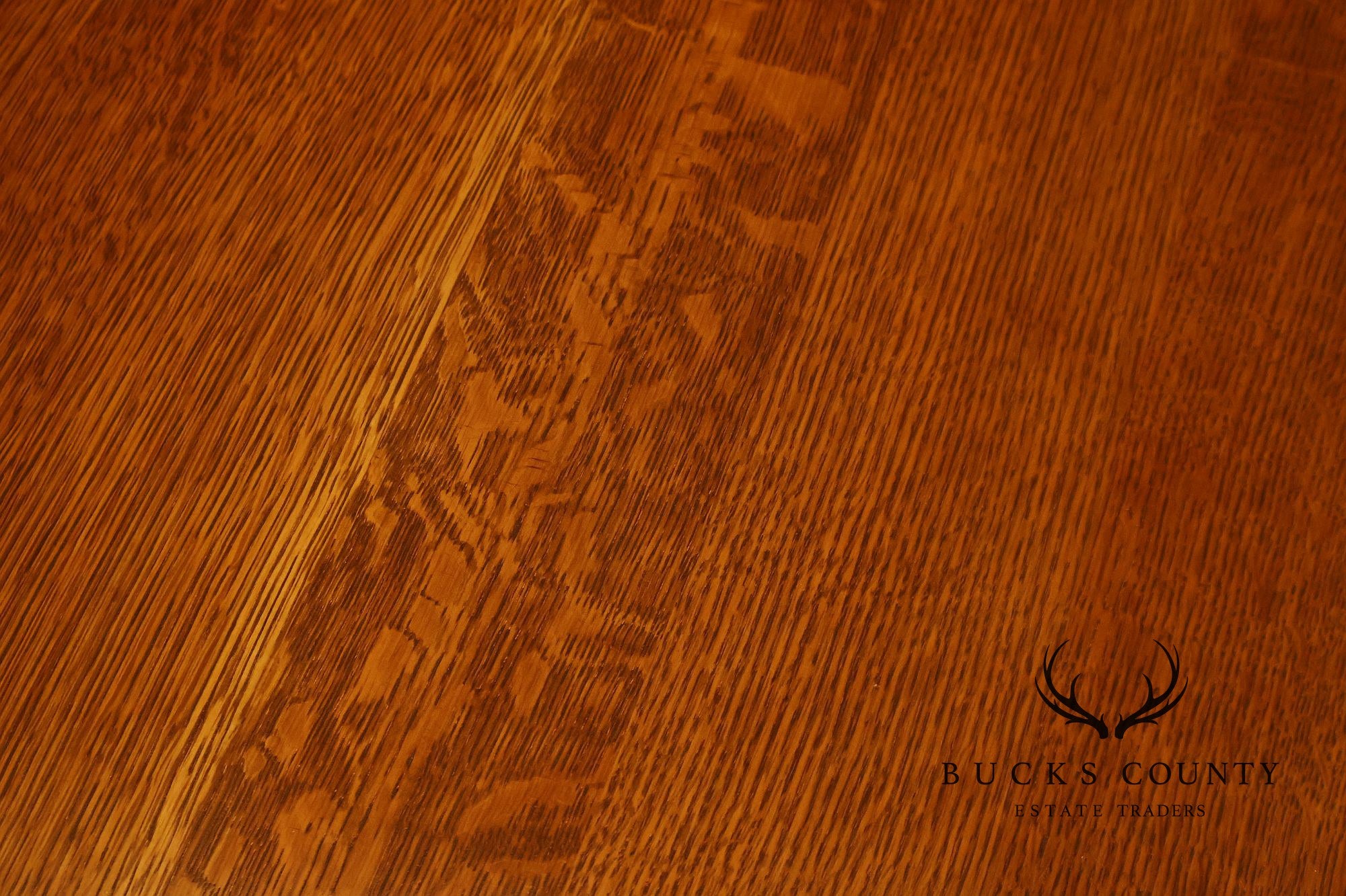 Stickley Mission Collection Oak Round Lamp Table