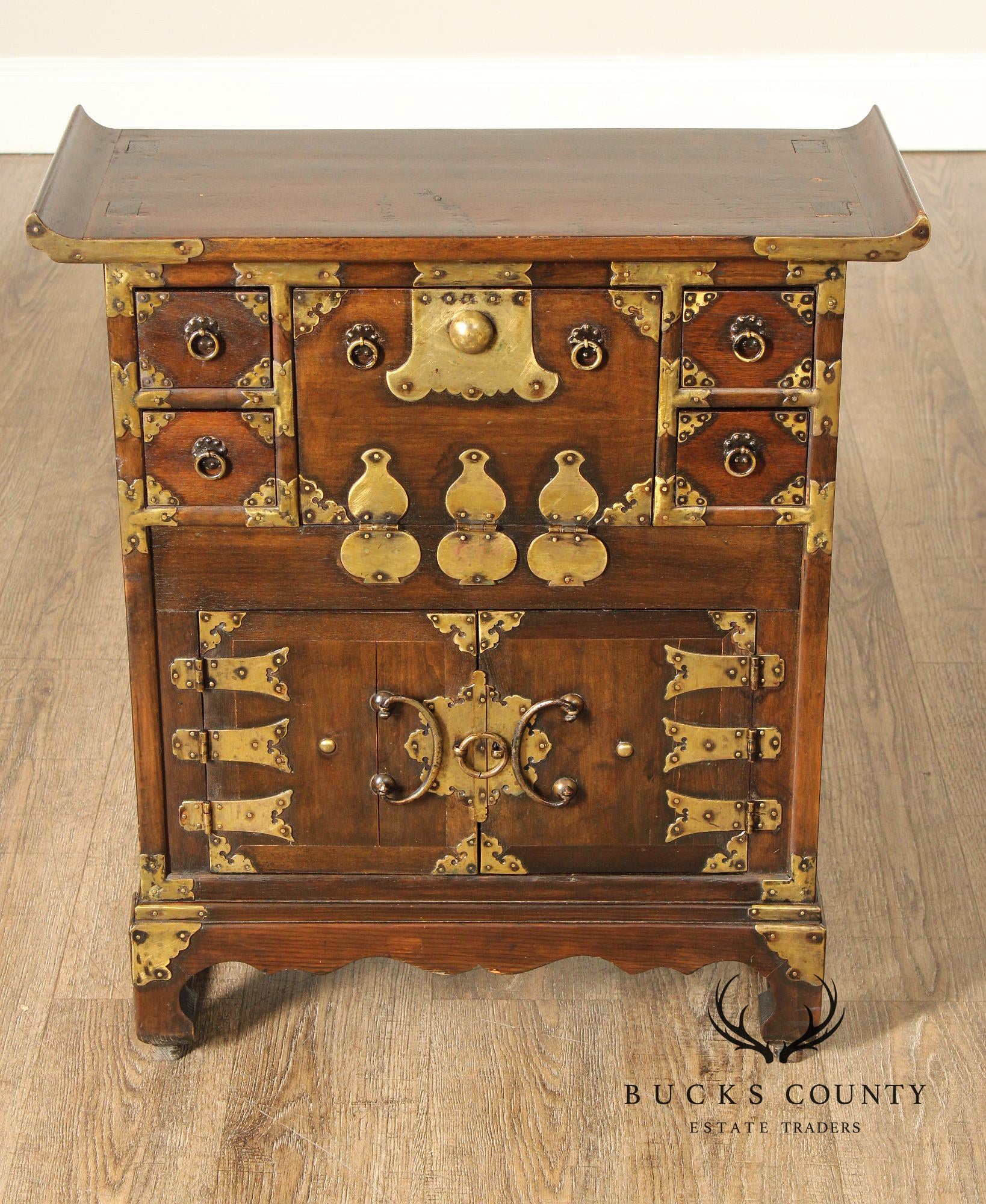 Antique Korean Hardwood Tansu Chest