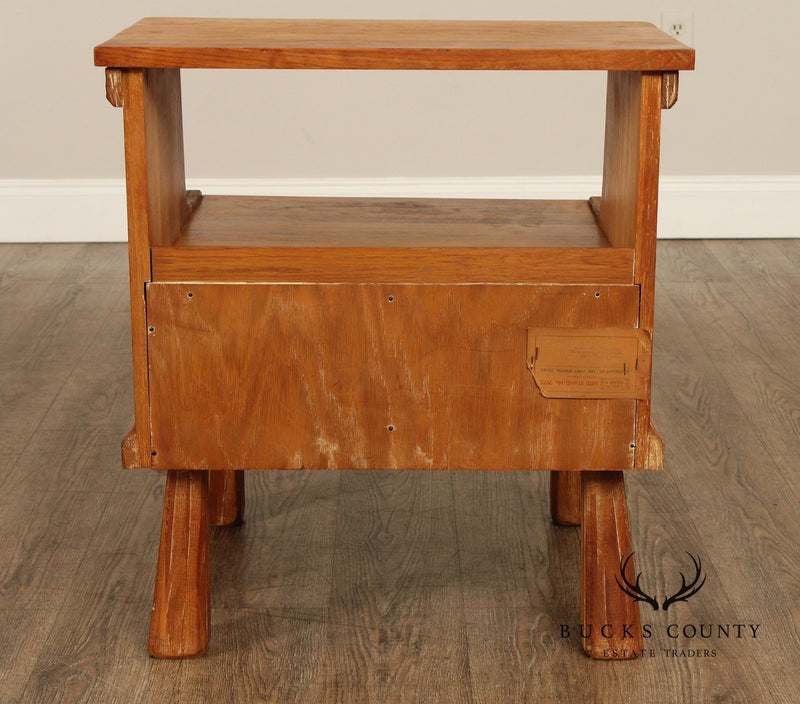 Brandt Ranch Oak One-Drawer Side Table