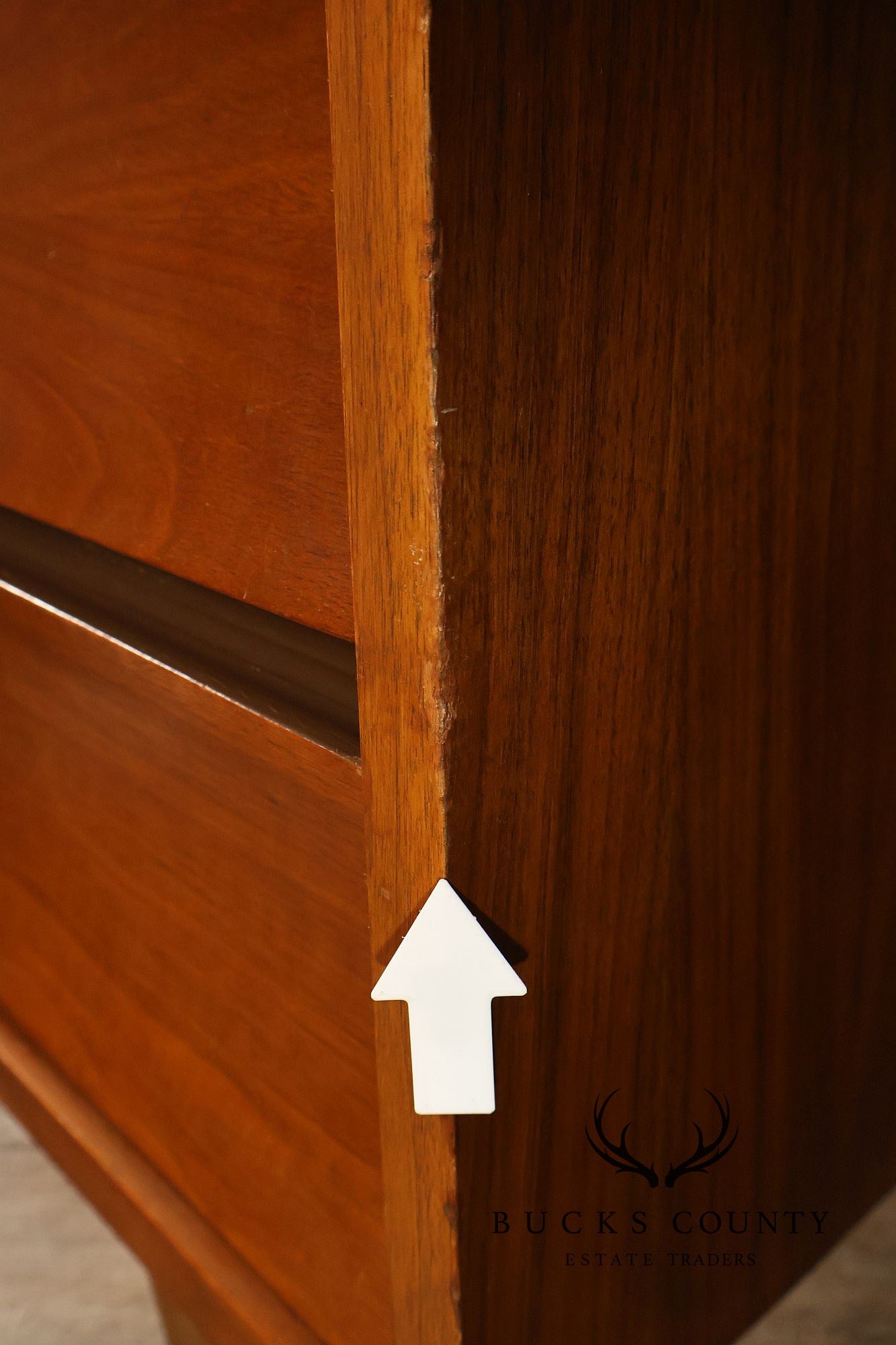 Johnson Carper Mid Century Modern Walnut Desk