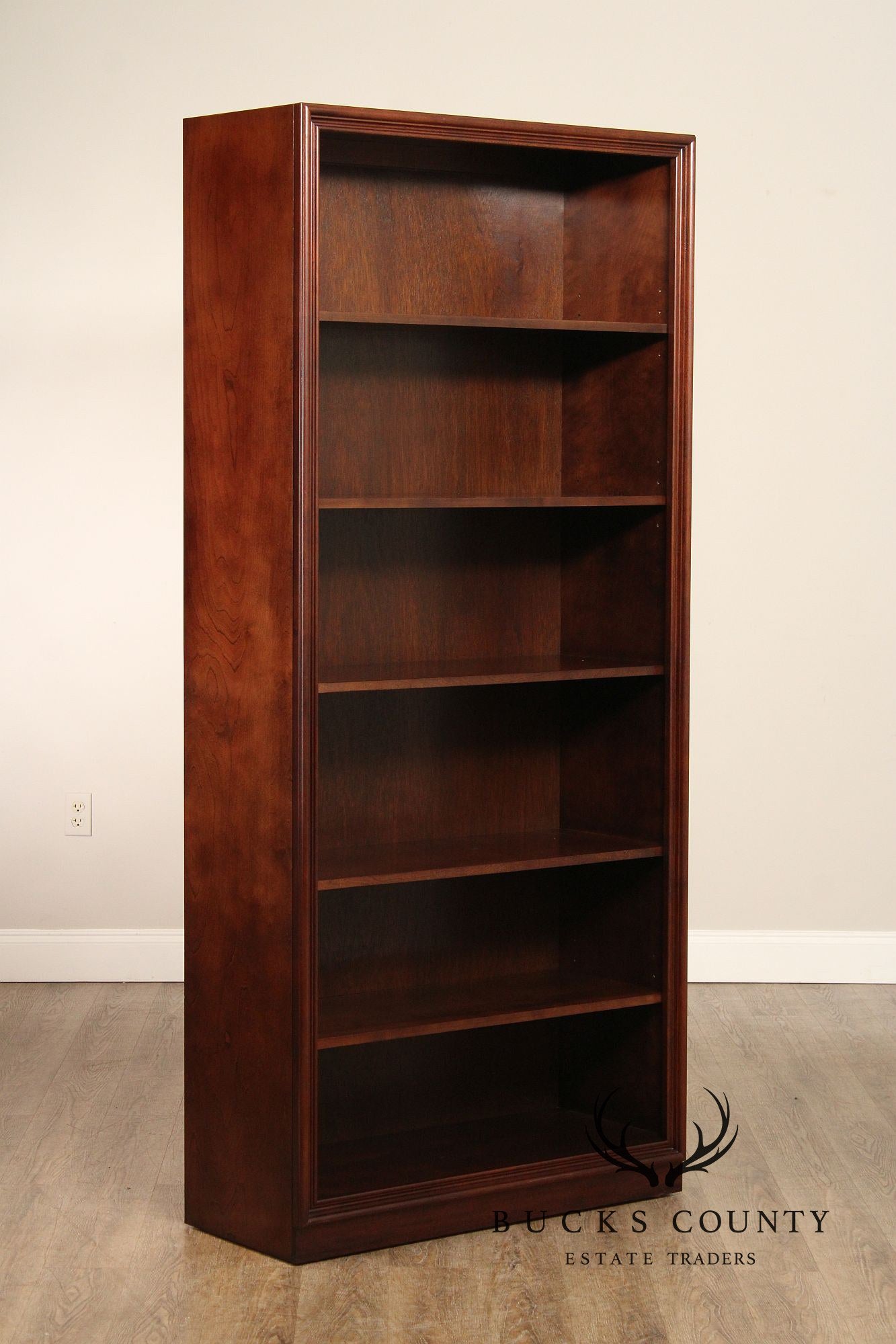 Sligh Traditional Mahogany Tall Open Bookcase