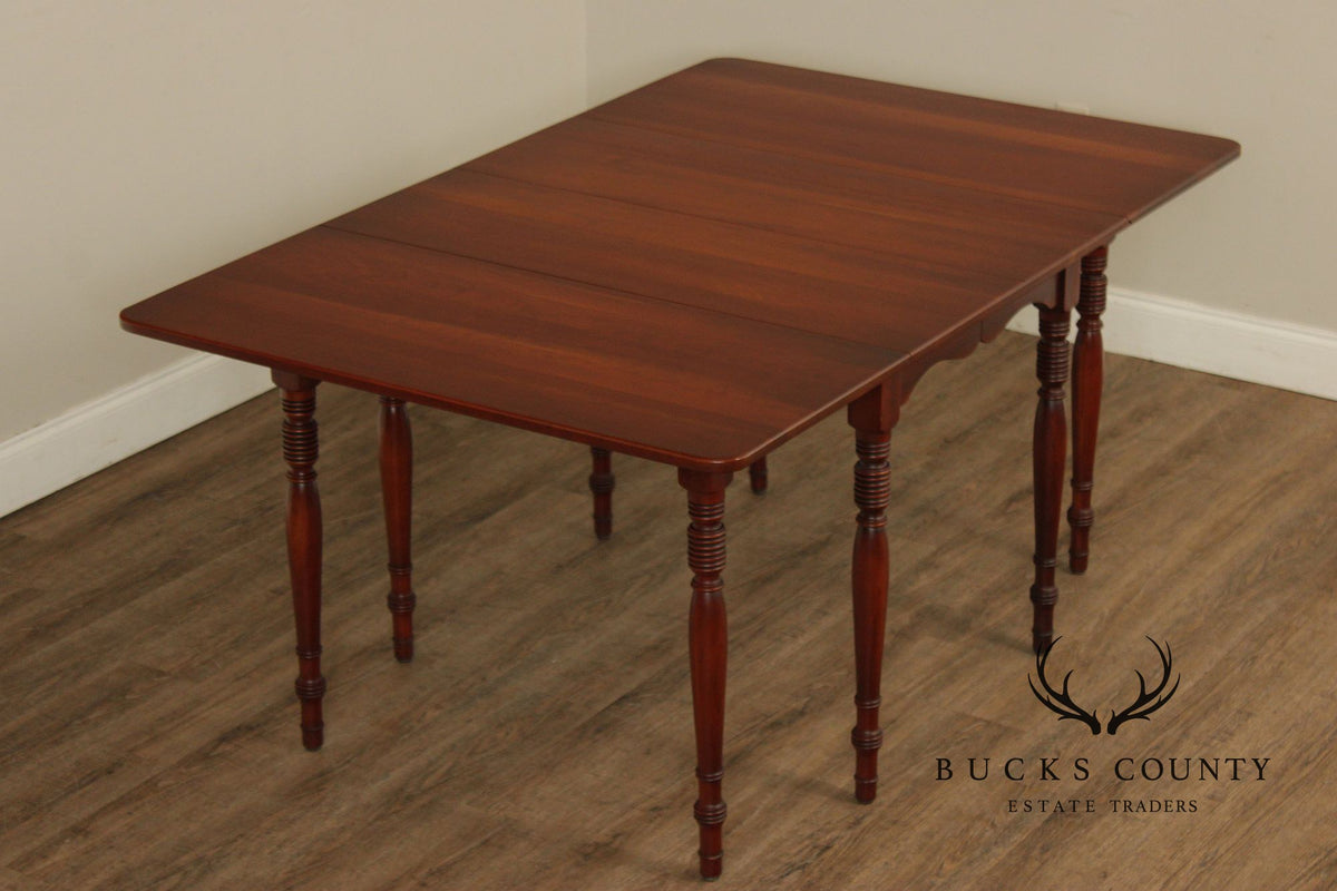 Empire Furniture Cherry Drop-Leaf Expandable Dining Table
