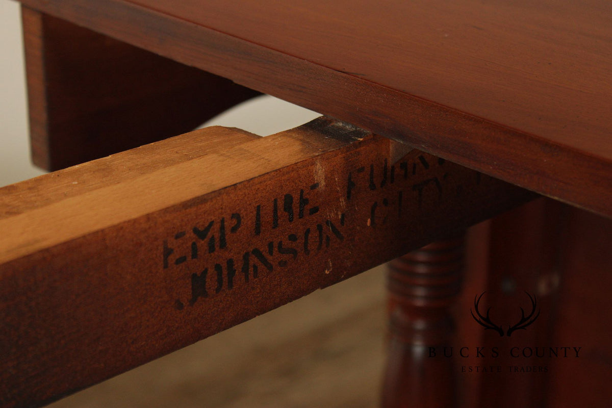 Empire Furniture Cherry Drop-Leaf Expandable Dining Table