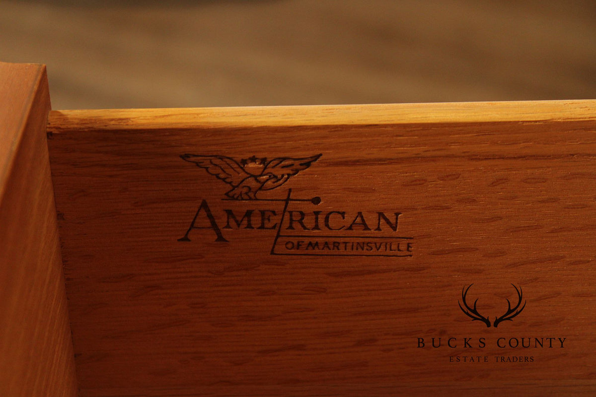 American Of Martinsville Mid Century Modern Tall Chest Of Drawers
