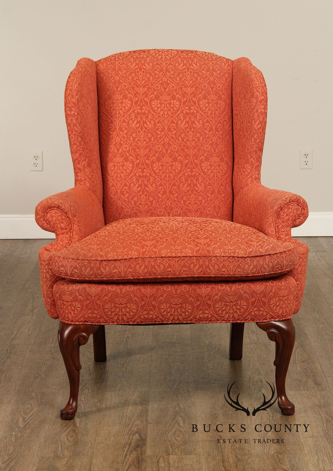 Brandywine Design, Calico Corners Queen Anne Style Wing Chair