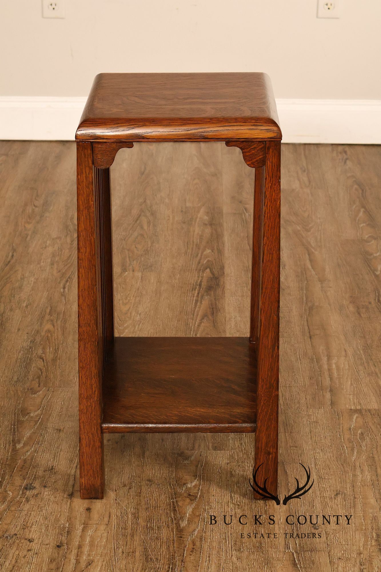 Michigan Chair Company Antique Mission Oak Spindle Side Table