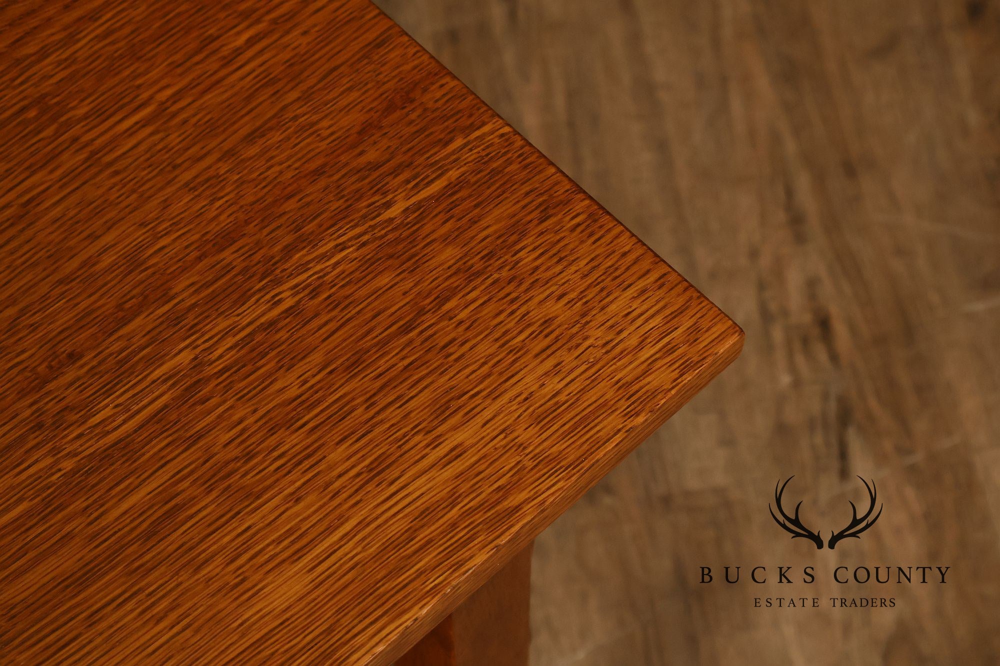 Stickley Mission Oak Spindled Side Lamp Table