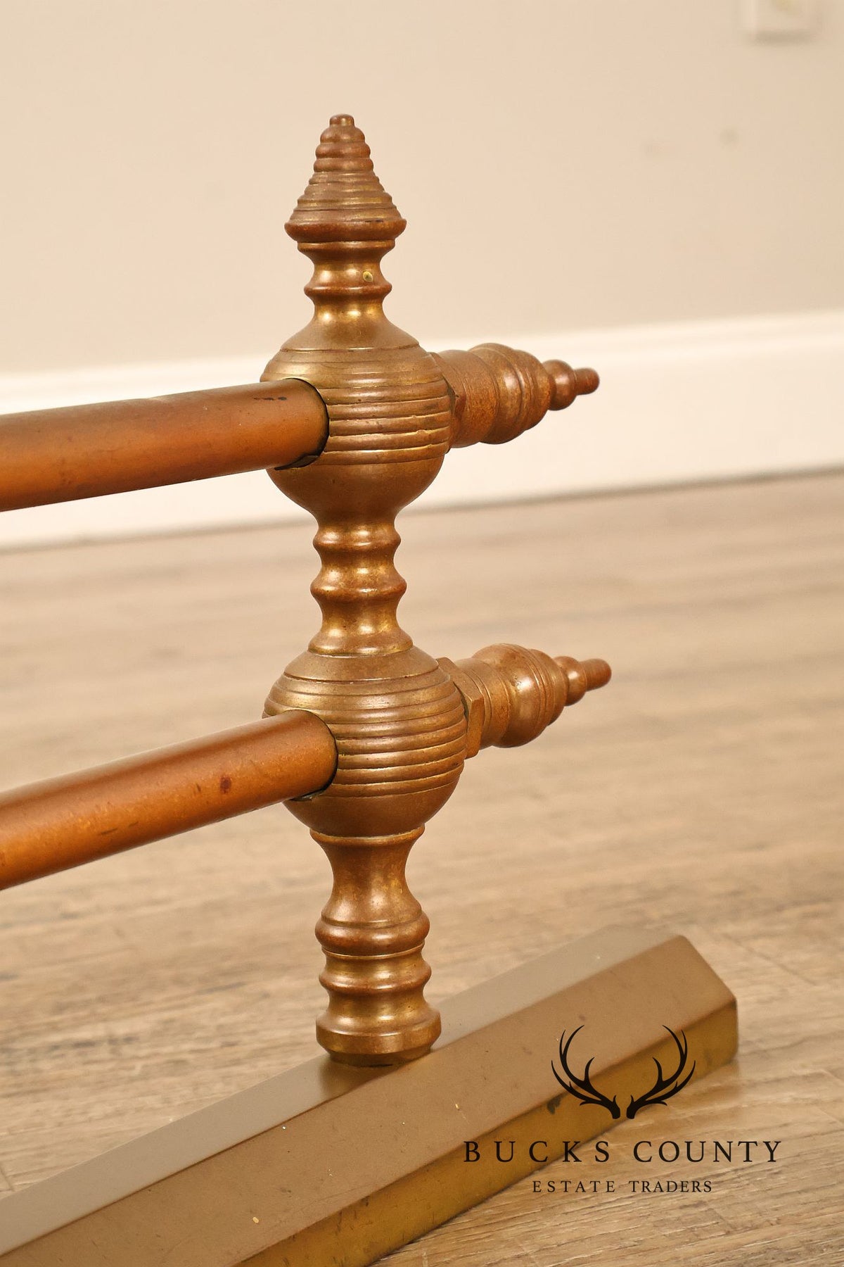 Traditional Brass Tone Fireplace Fender