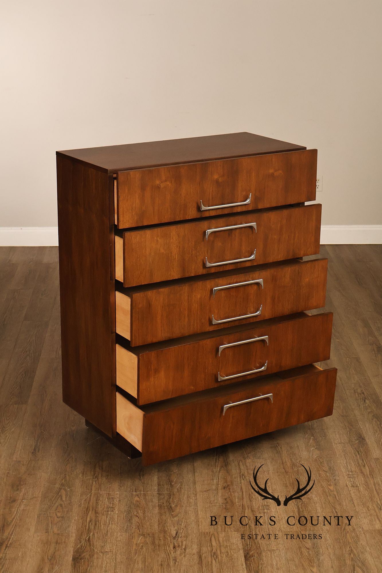 Adrian Pearsall For Craft Associates Mid Century Modern Walnut High Chest