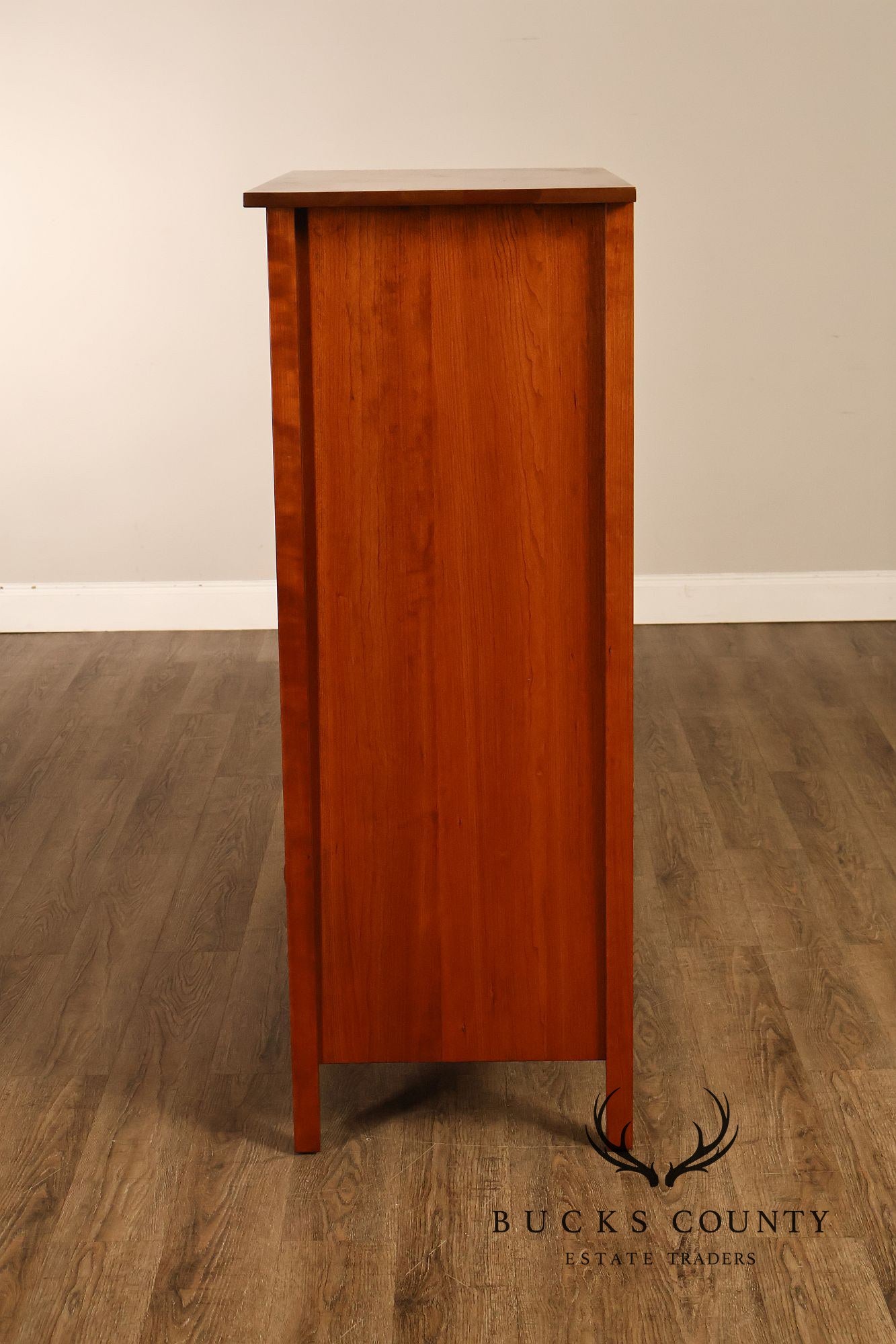 Stickley Mission Collection Harvey Ellis Cherry and Maple Tall Chest