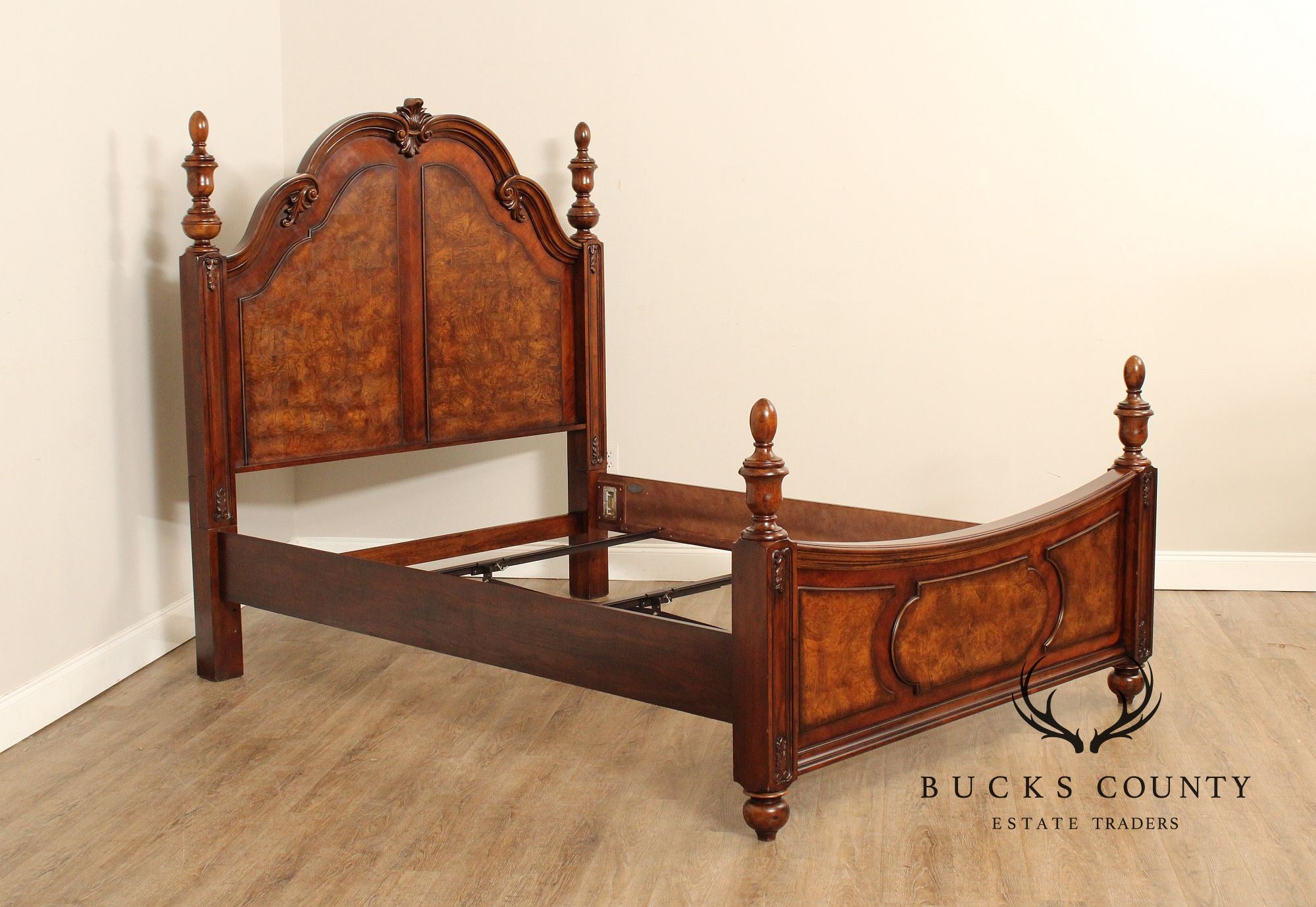 Pulaski Furniture 'Ashton Park' Burlwood Queen Bedframe