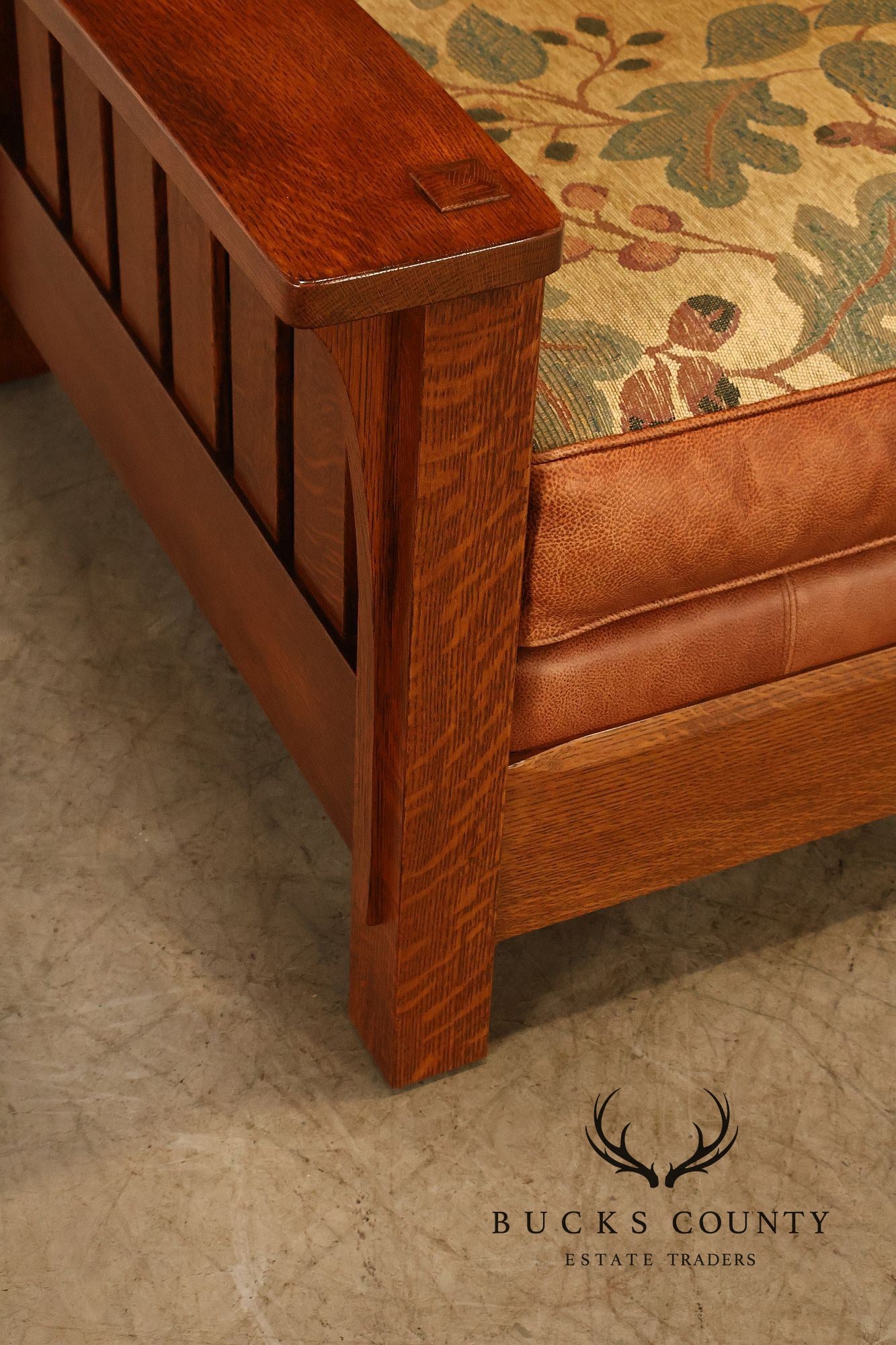 Stickley Mission Collection Oak Orchard Street Sofa