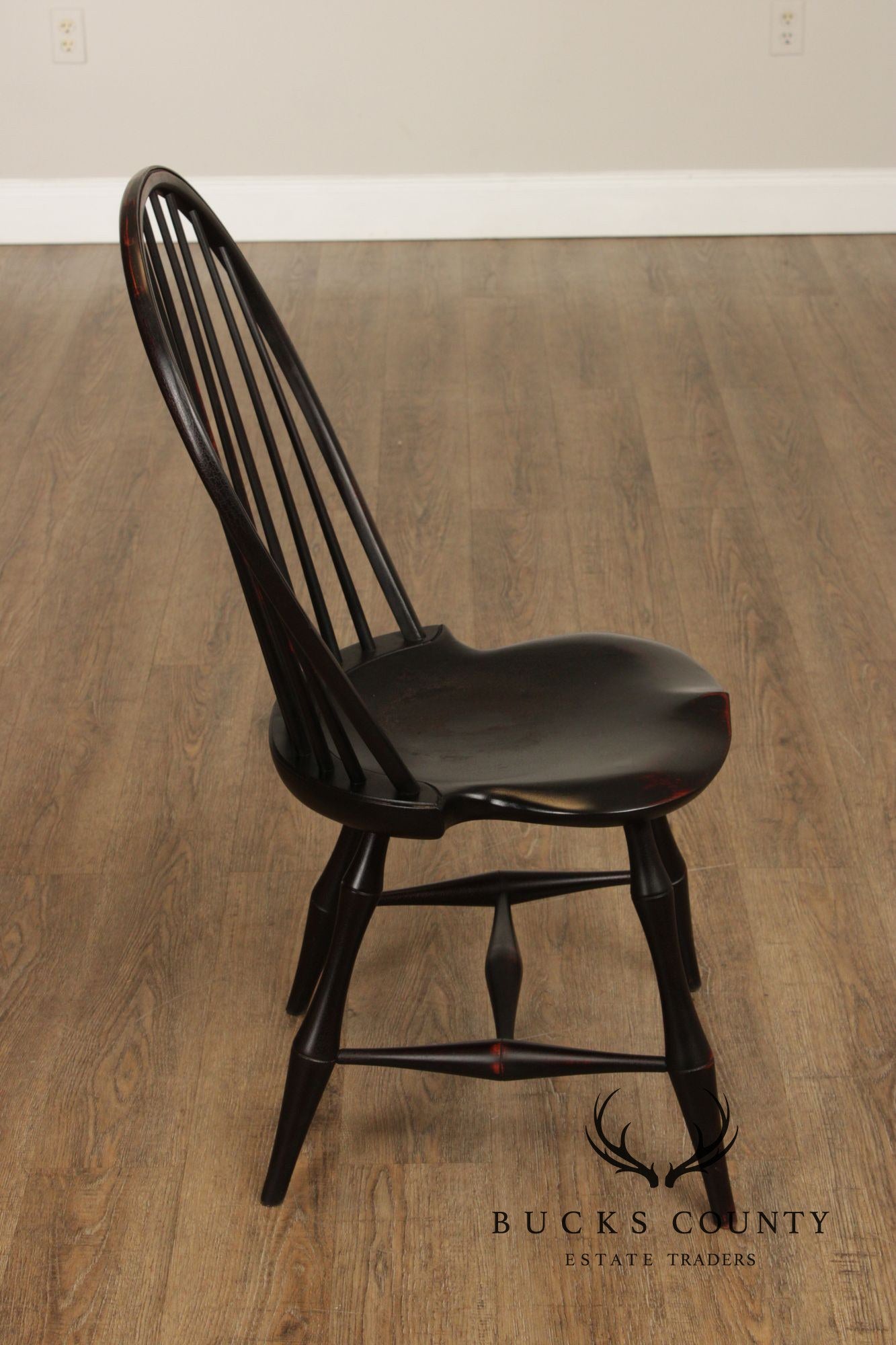 D.R. Dimes Ebonized Windsor Chair