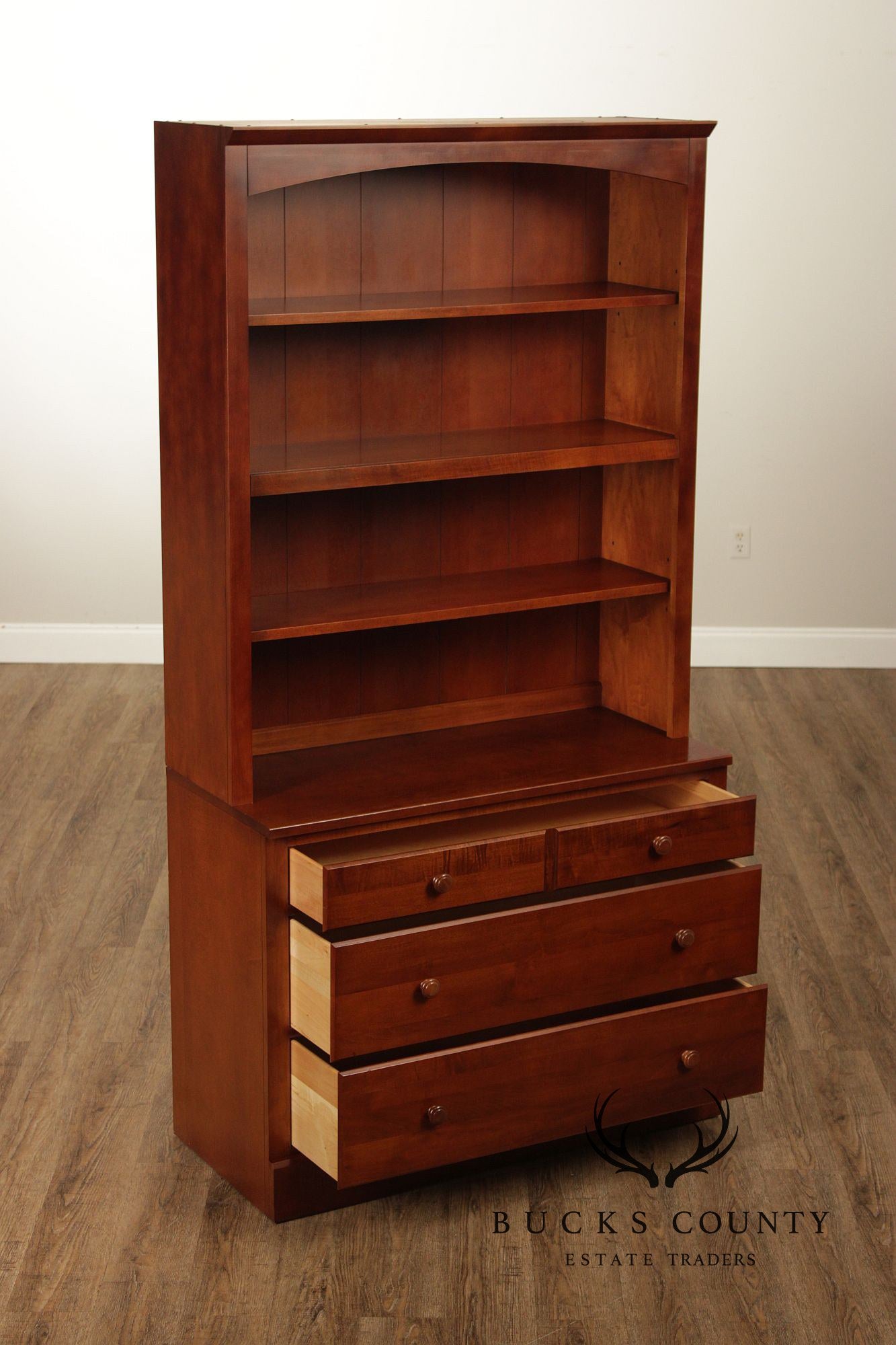 Ethan Allen 'Country Colors' Pair of Bookcases