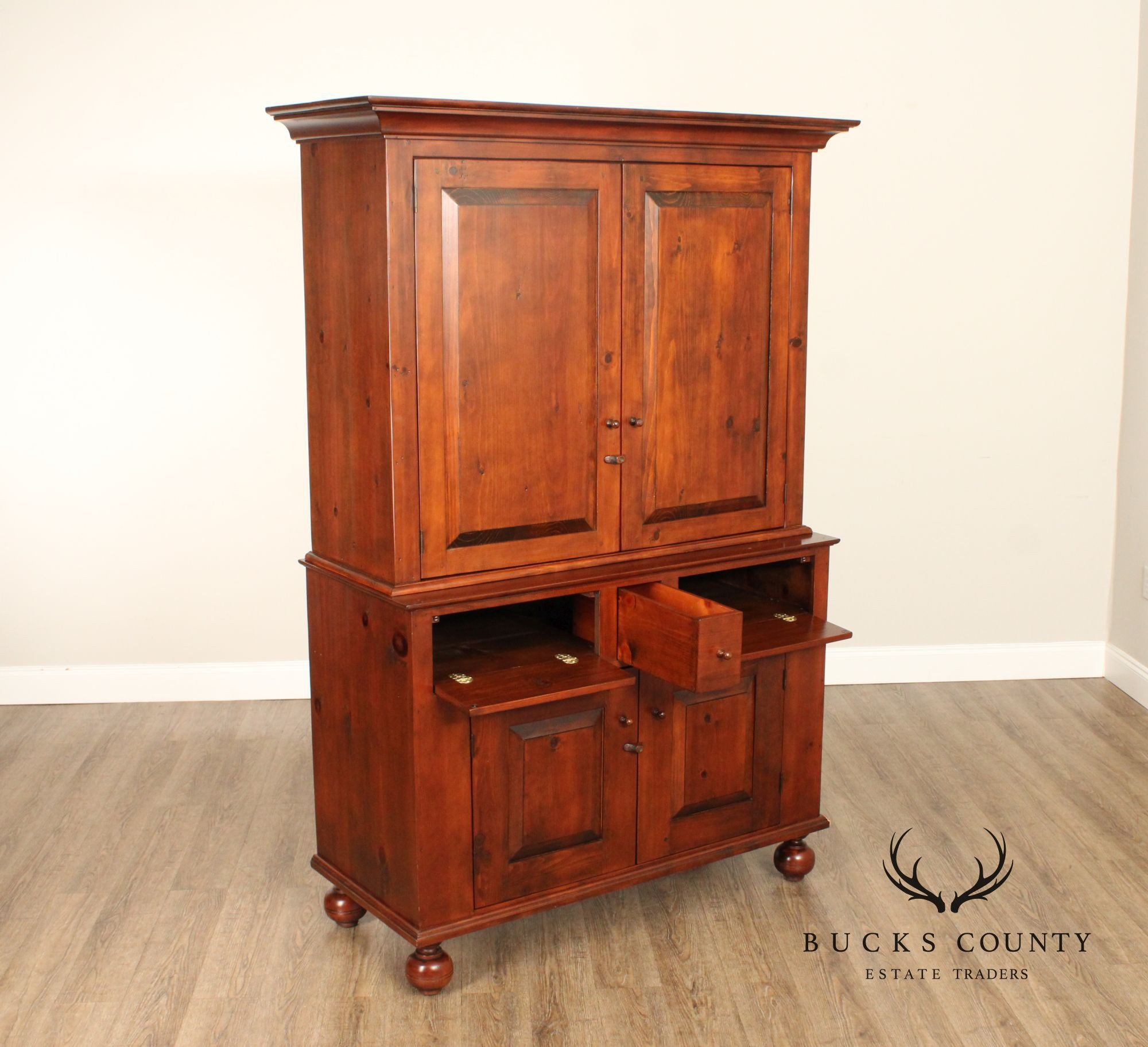 Stephen Von Hohen Pine Media Armoire