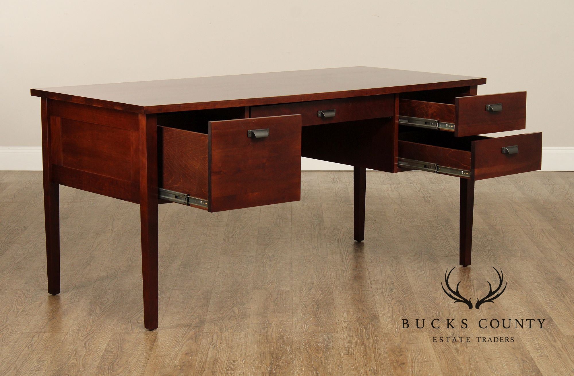 Crate & Barrel Transitional Executive Office Desk