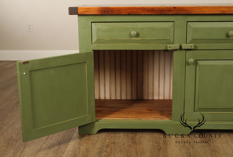 Farmhouse Style Painted Buffet Server