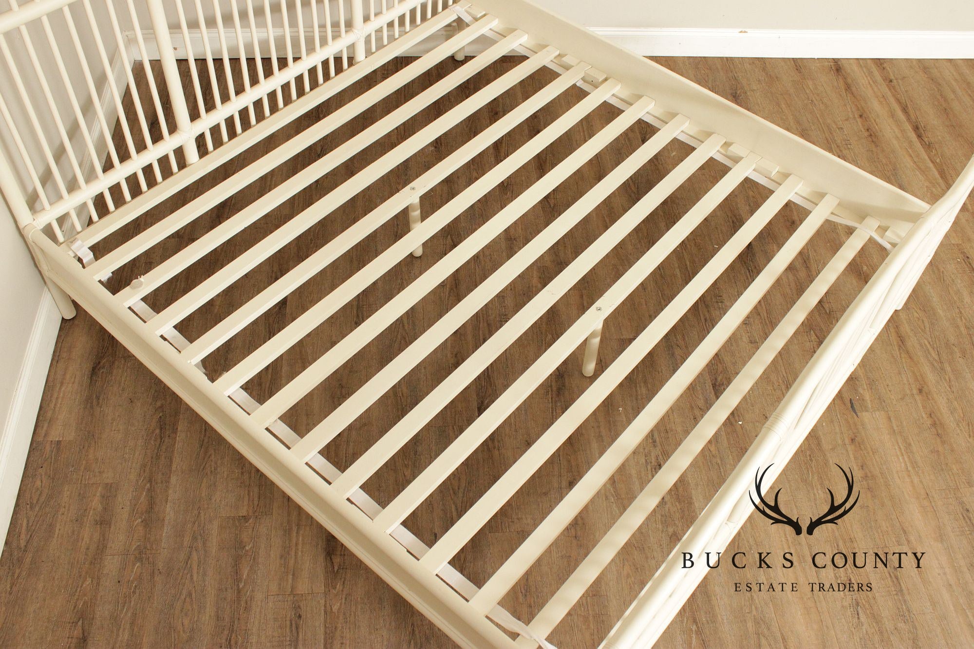 Serena & Lily King Size Cassia Rattan Bed Frame