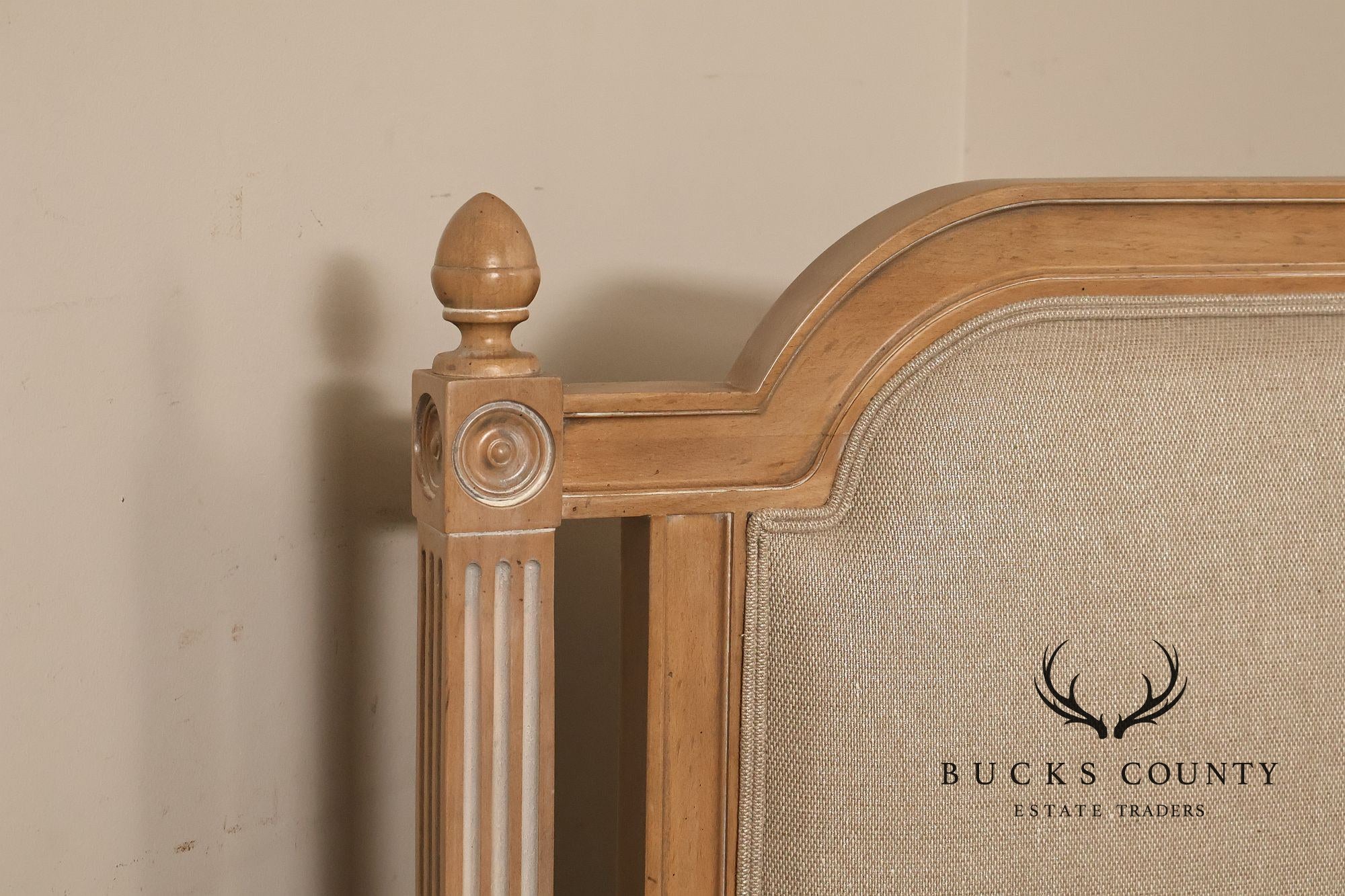 Ethan Allen King 'Allesandra' Upholstered Bed Frame