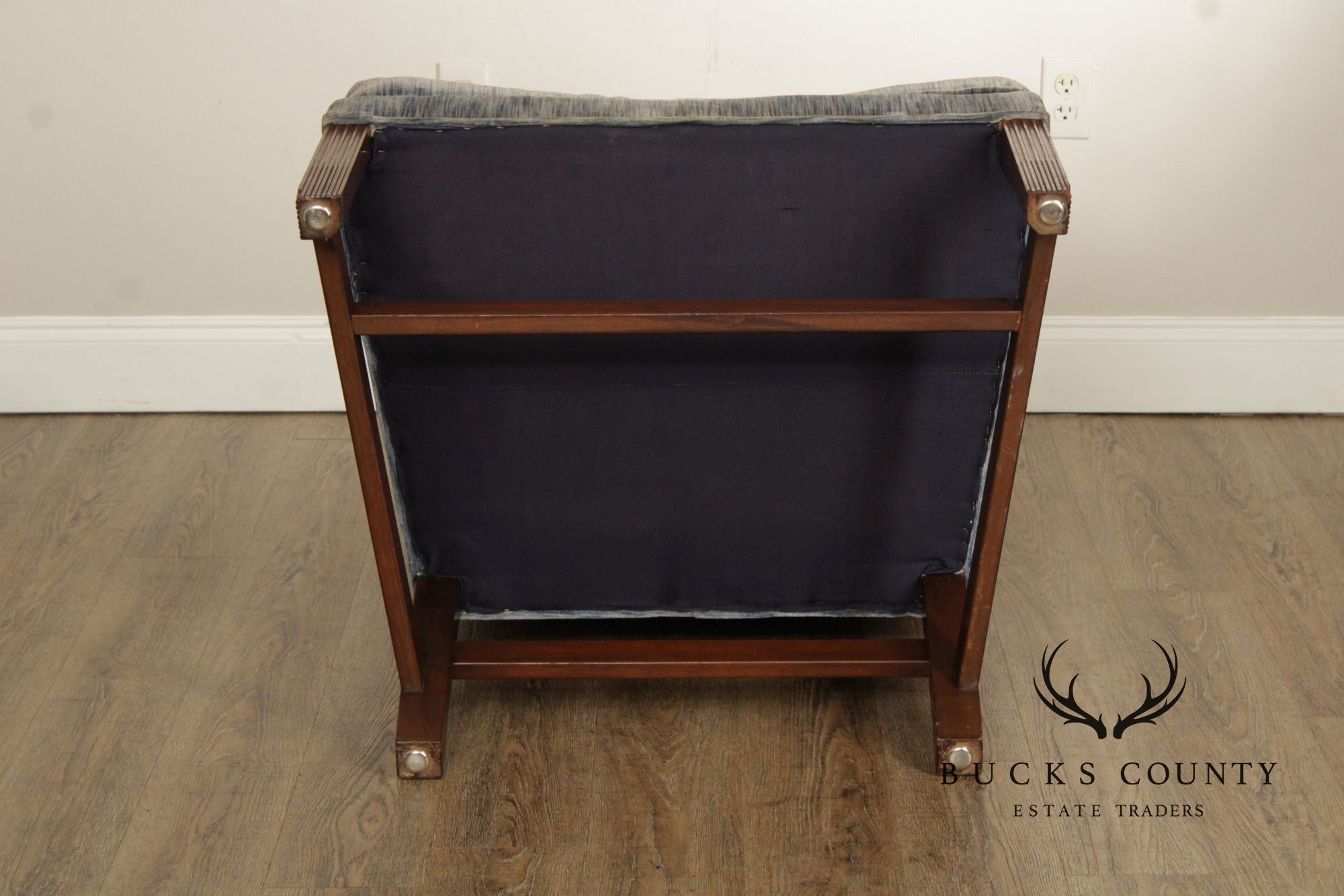 Kittinger Colonial Williamsburg Chippendale Style  Mahogany Wing Chair
