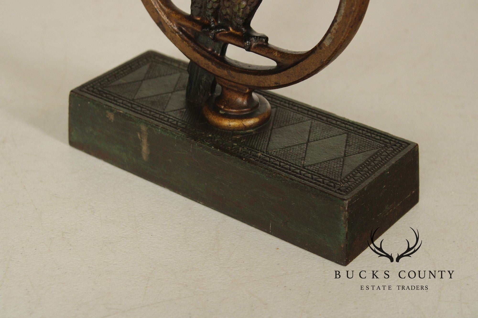 Bradley & Hubbard Art Deco Cast Iron Door Stop