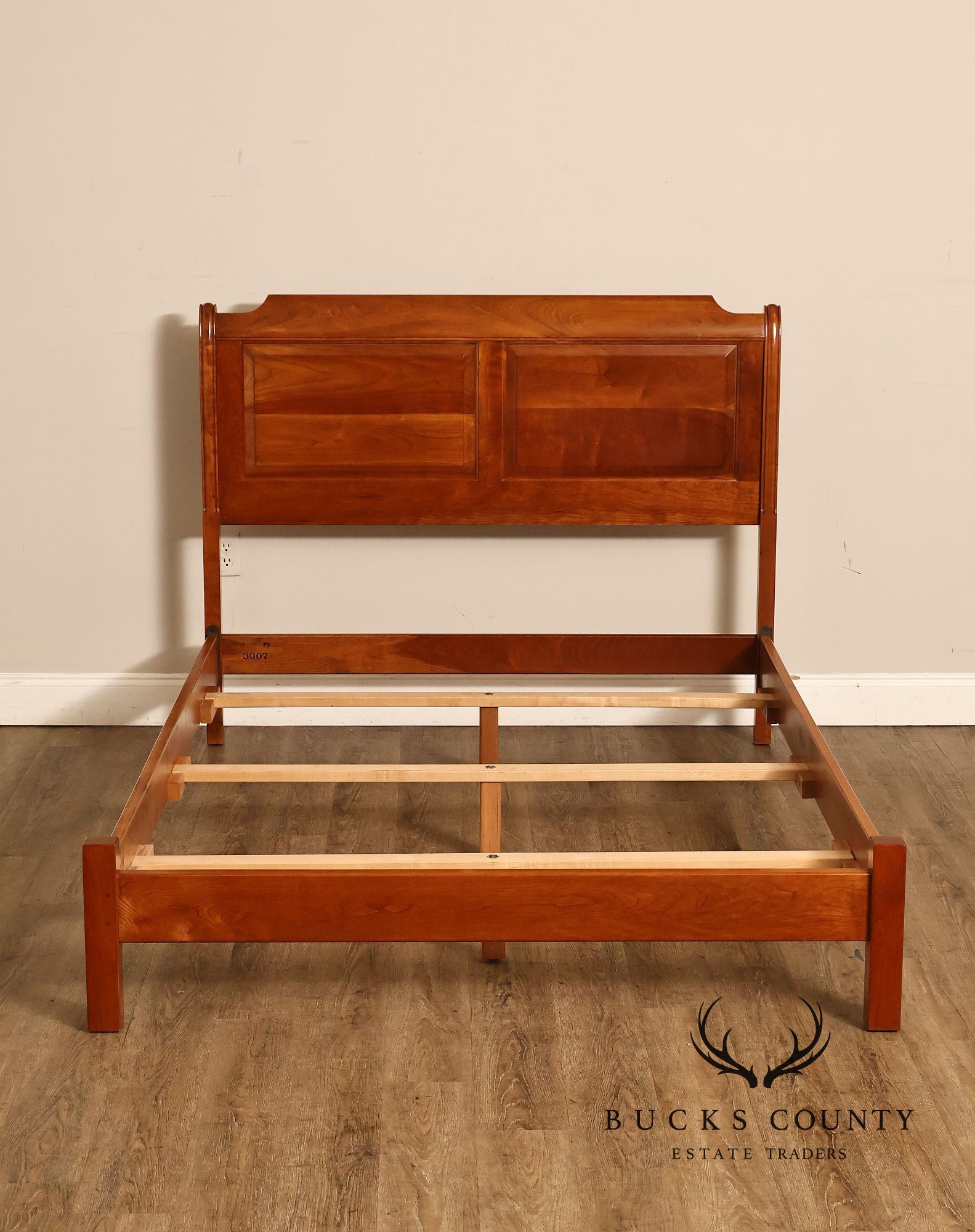 Stickley Solid Cherry Full Size Sleigh Bed