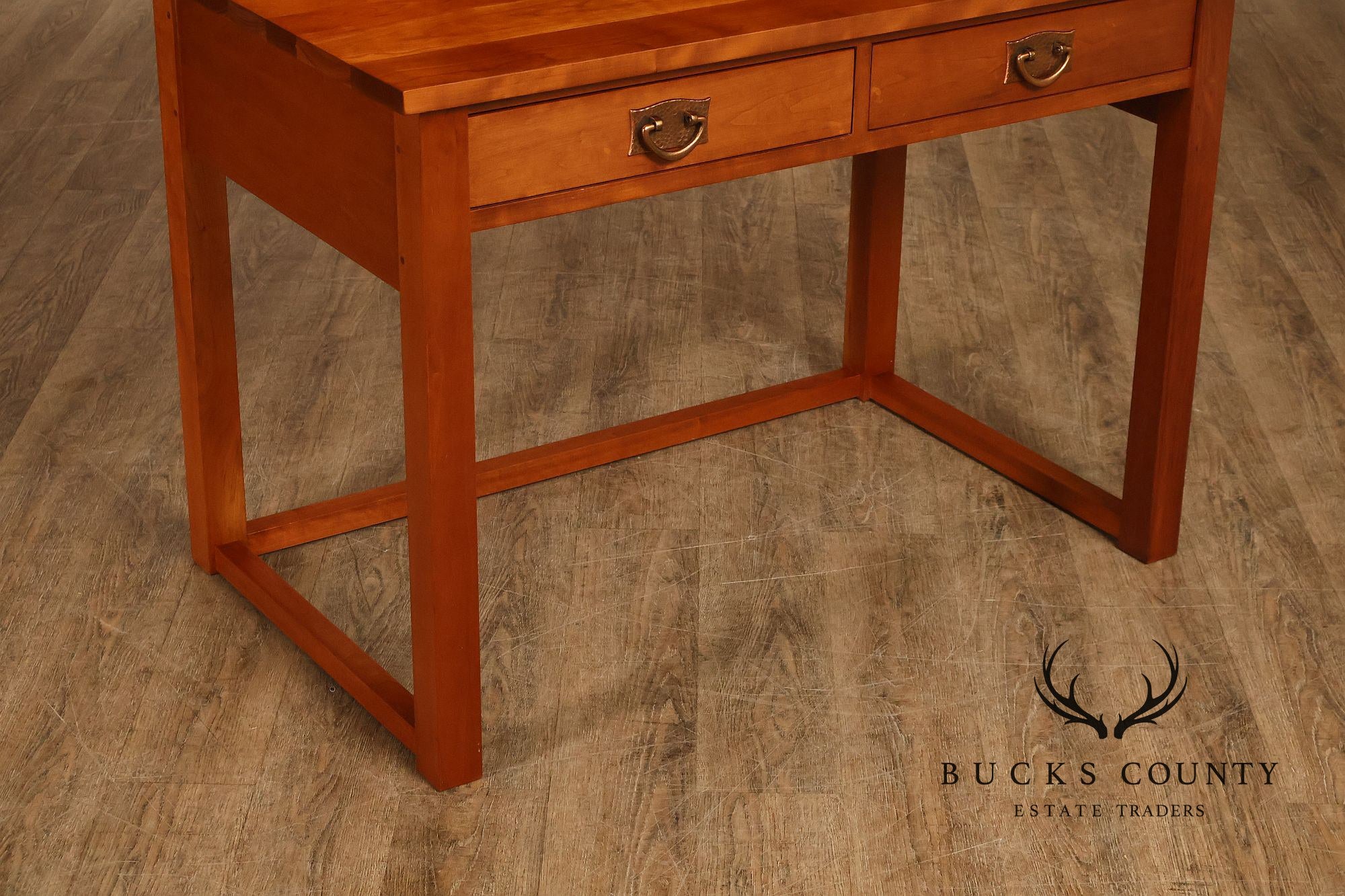 Stickley Mission Collection Cherry Writing Desk With Organizer Top