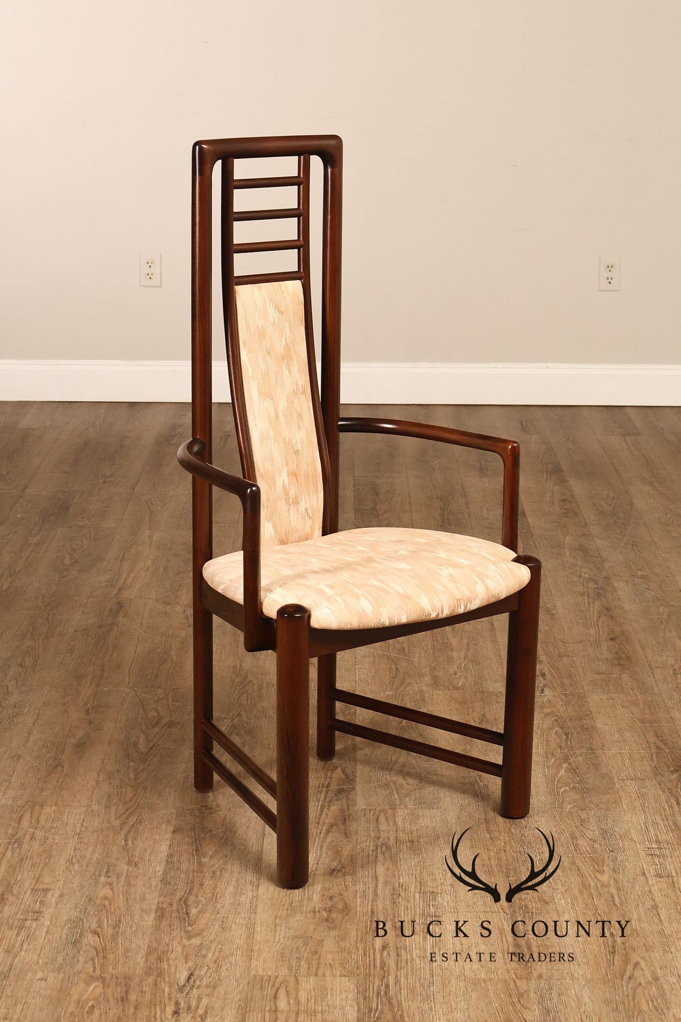 Boltinge Stolefabrik A/S Danish Modern Set Of Six Upholstered Dining Chairs