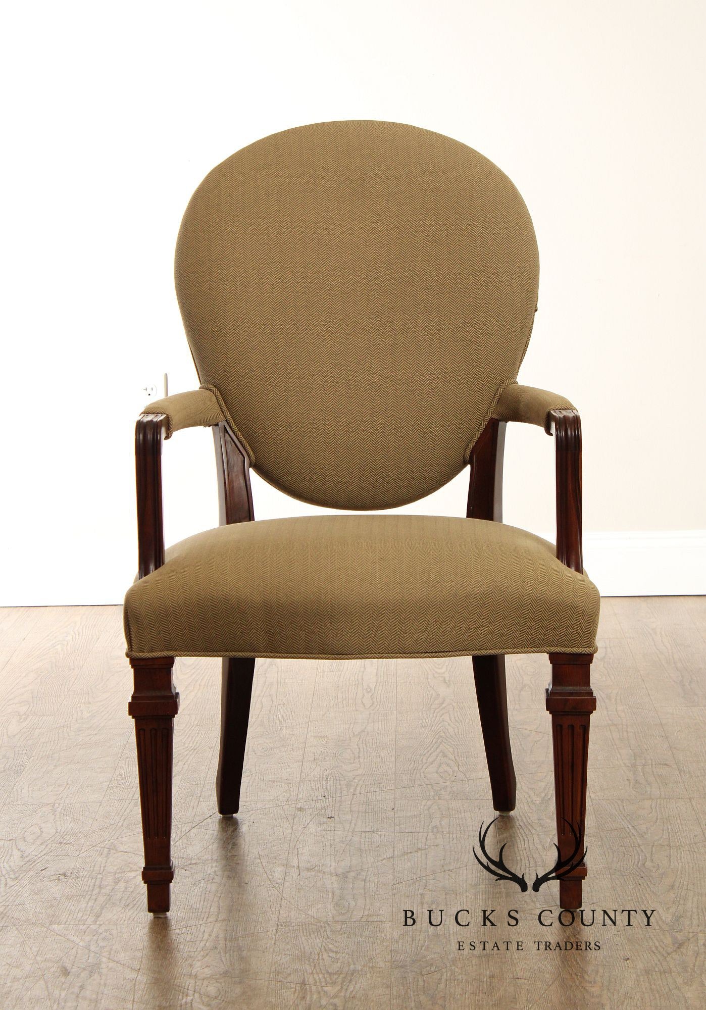 Century Furniture Hepplewhite Style Pair of Armchairs