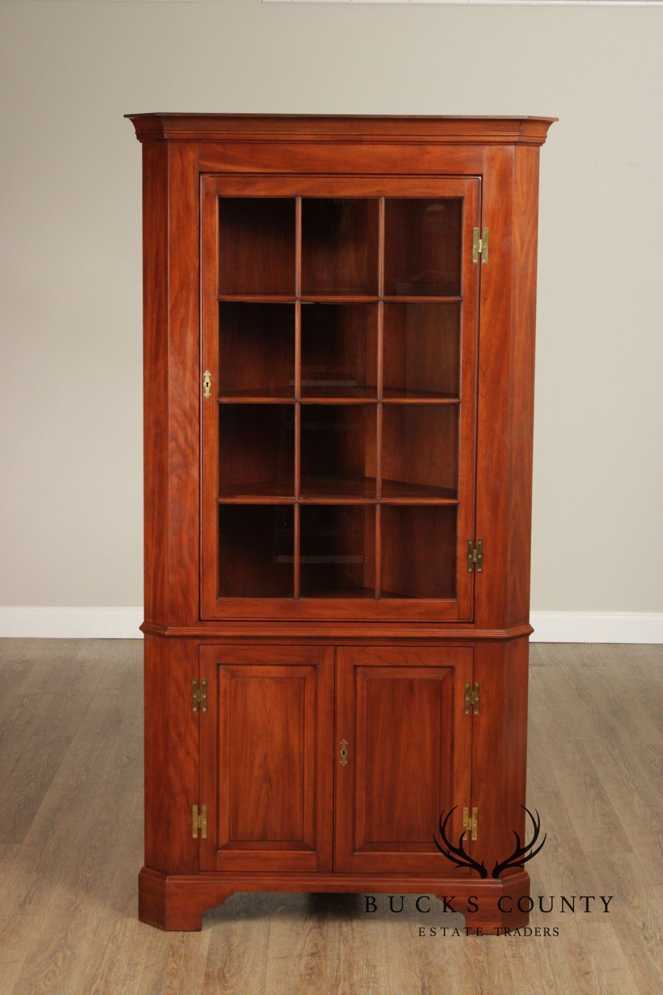 Henkel Harris Cherry Corner Cabinet