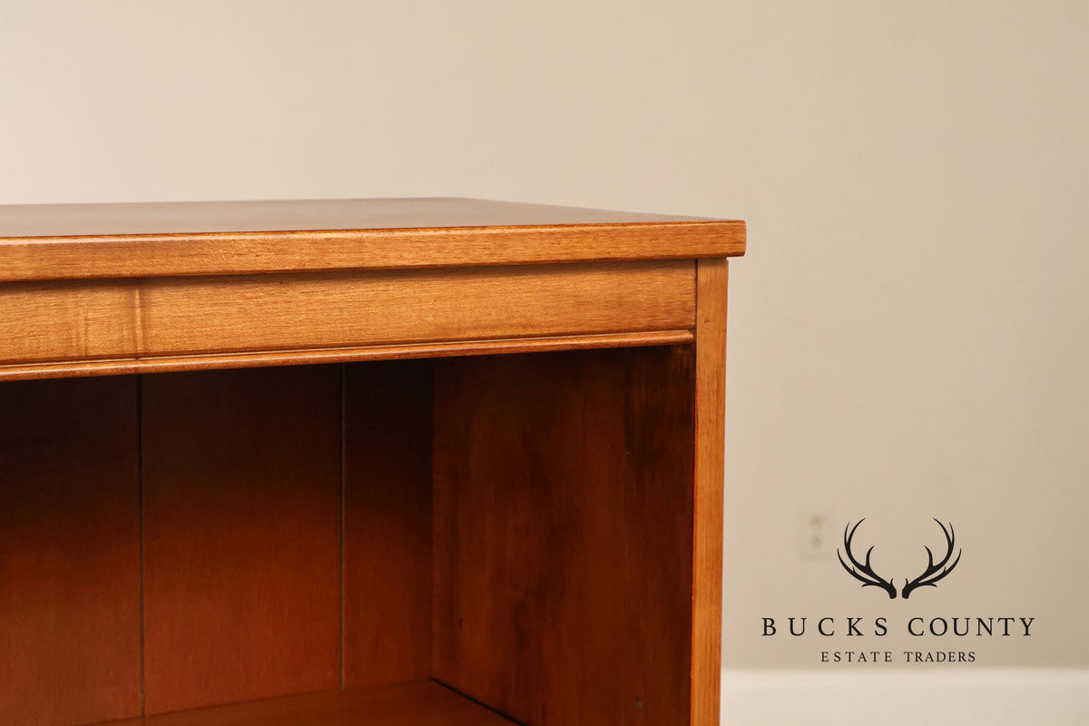 Ethan Allen 'Country Colors' Maple Open Bookcase